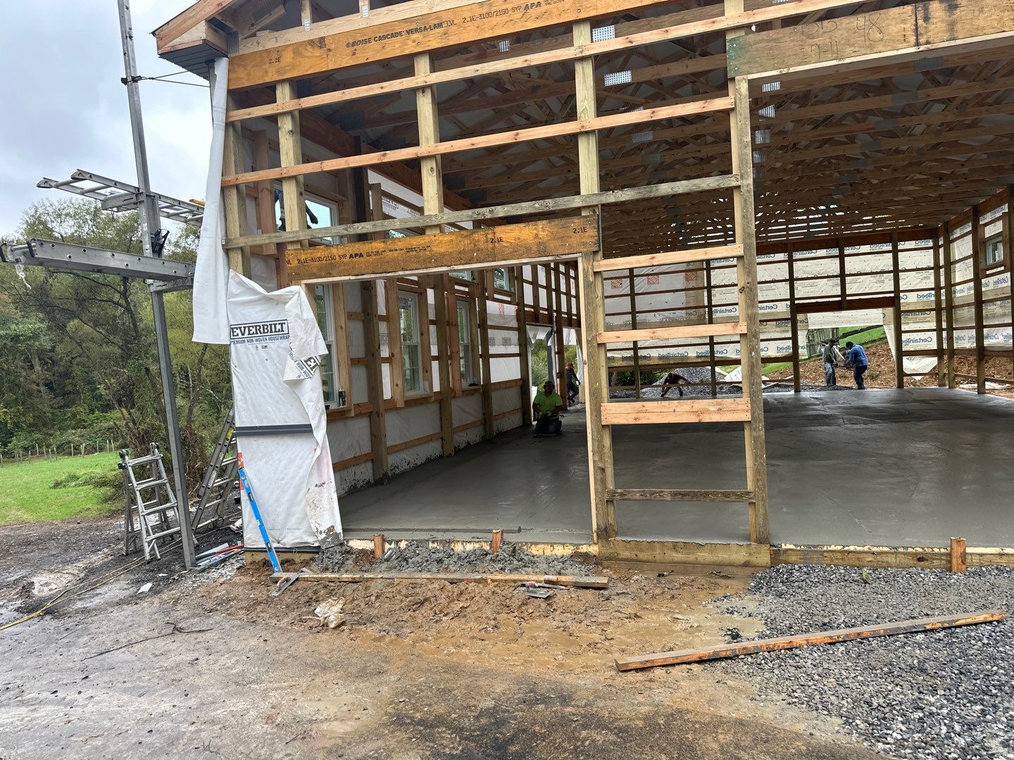 Large Garage Build by Bec Construction Llc
