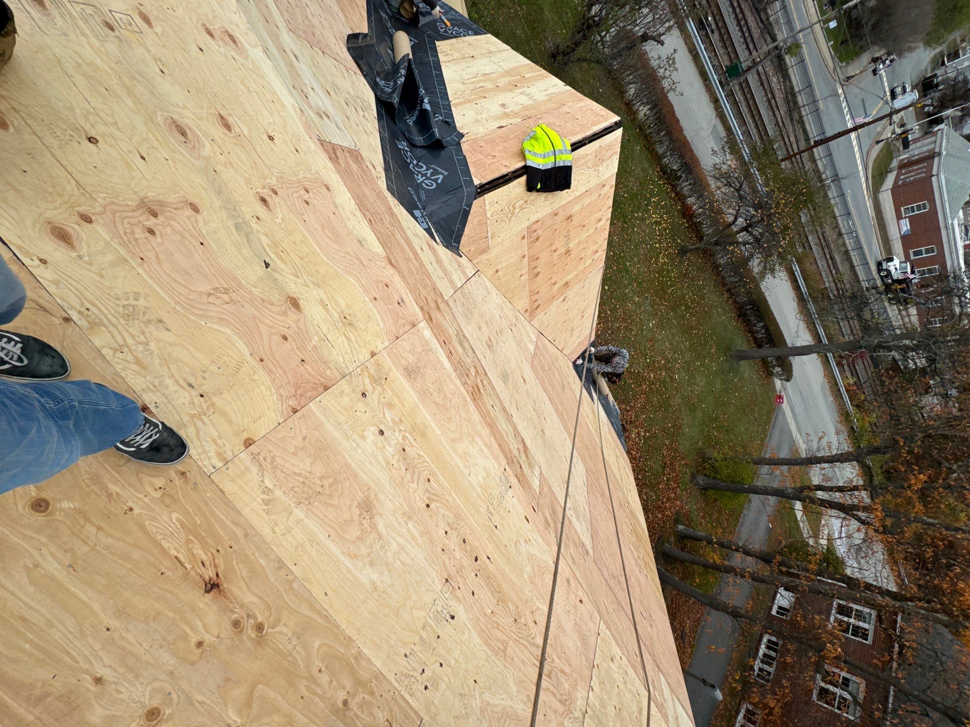 Ayer Church Complete Roof with Code-Compliant Overlay & Dual Chimney Restoration by Mighty Dog Roofing of Greater Middlesex County