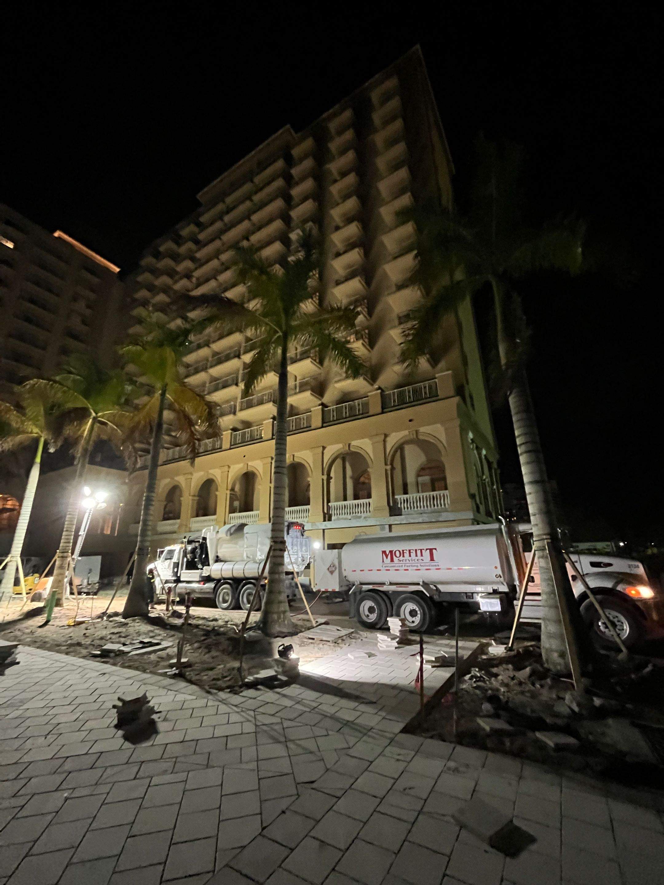 Ritz-Carlton S. Pool Deck & S. Service Rd Drain Cleaning by APS Power & Water