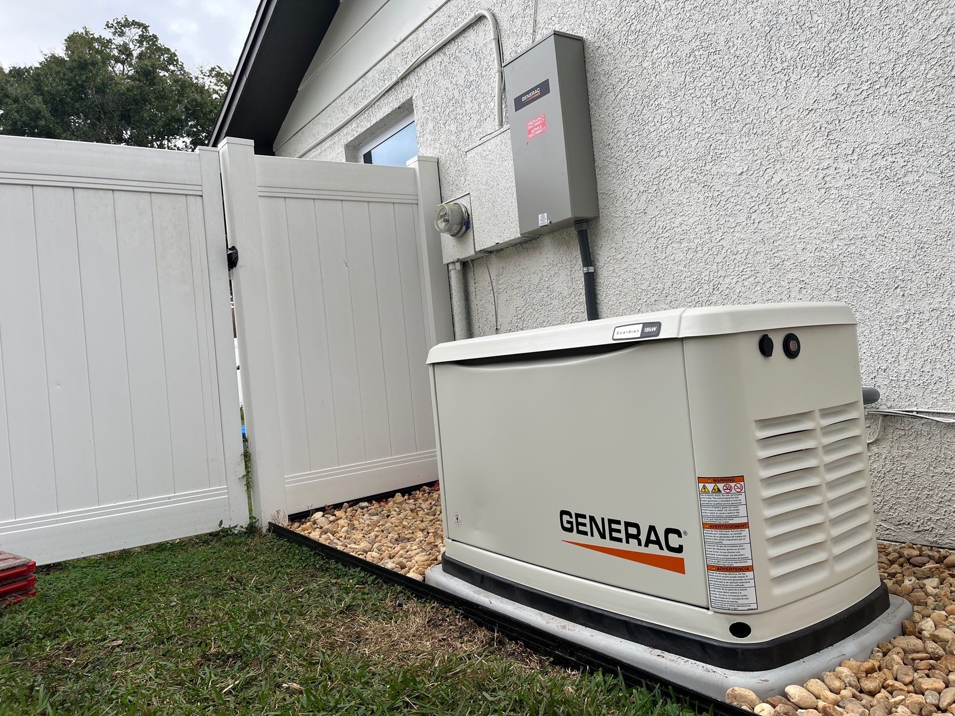 18kW Generac Whole Home Generator and 200A Automatic Transfer Switch by Smartron Electric