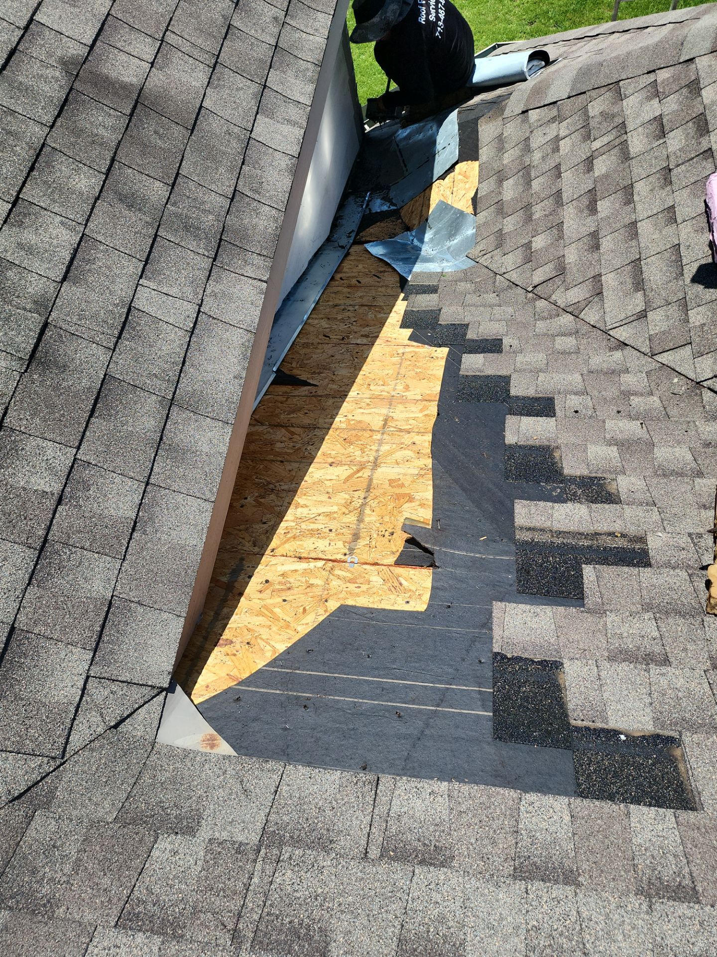 Hail Damage using Owen's Corning Duration (Lifetime) Shingles by Roof Repair Services LLC