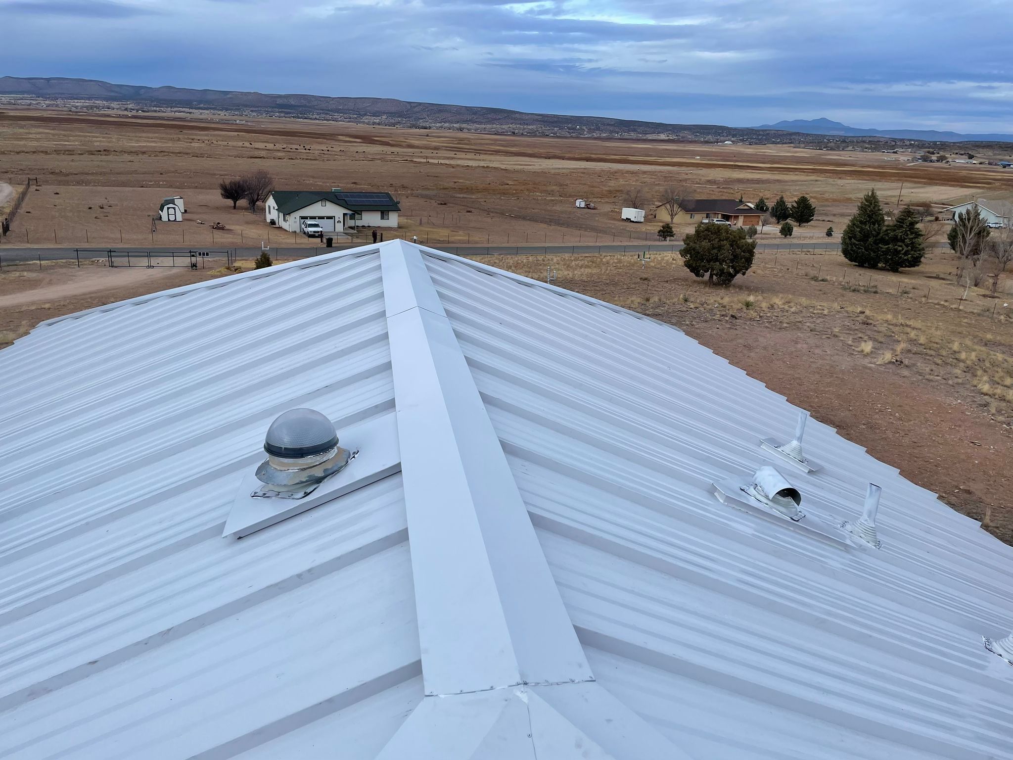 Arctic White Standing Seam by Reimagine Roofing