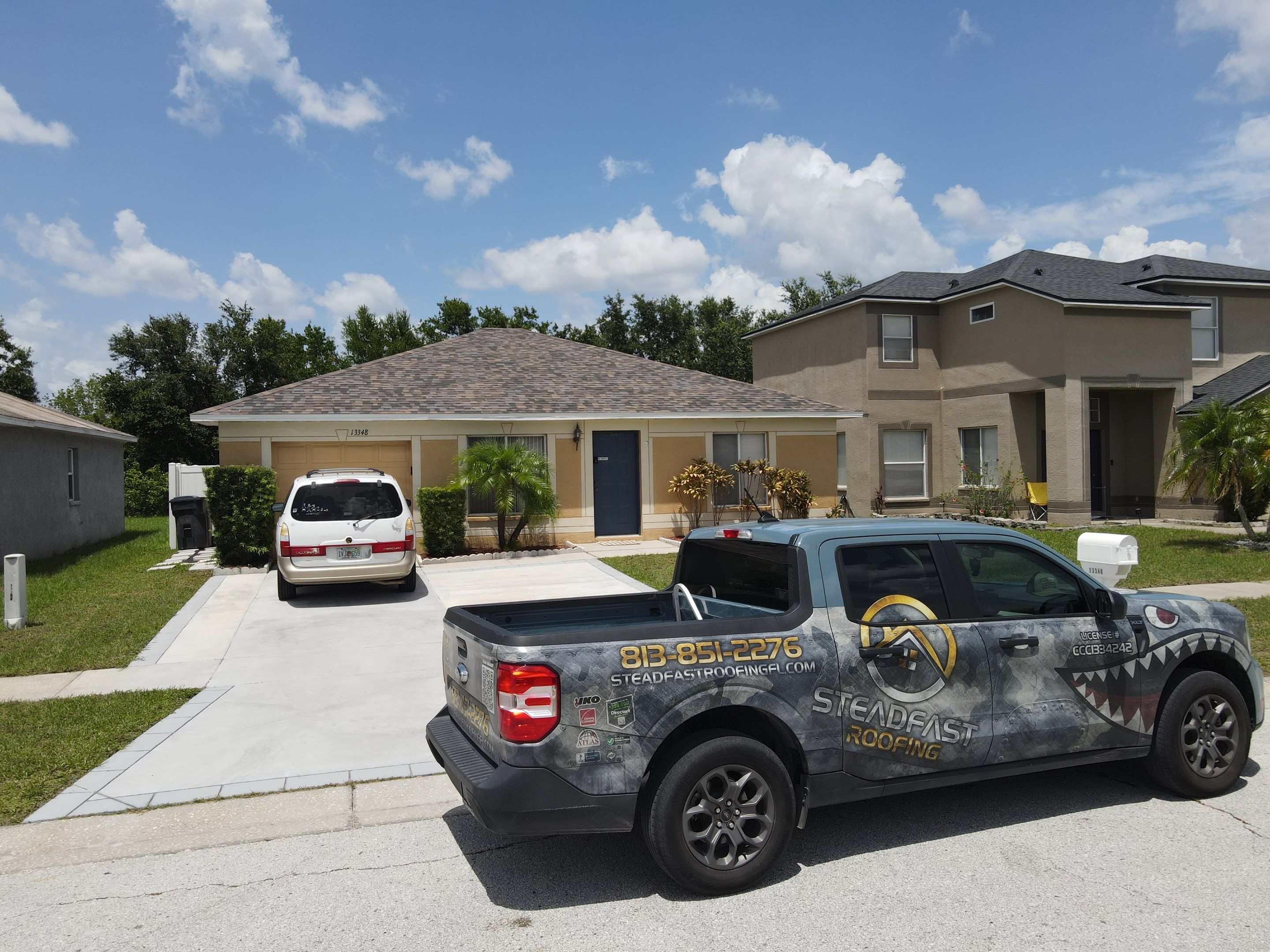 Roof Replacement in Riverview, FL. by Steadfast Roofing