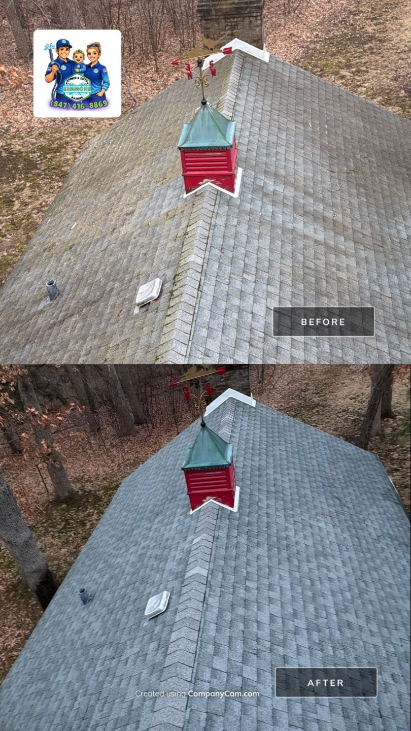 Project in Mundelein by Simmons Power & Soft Washing