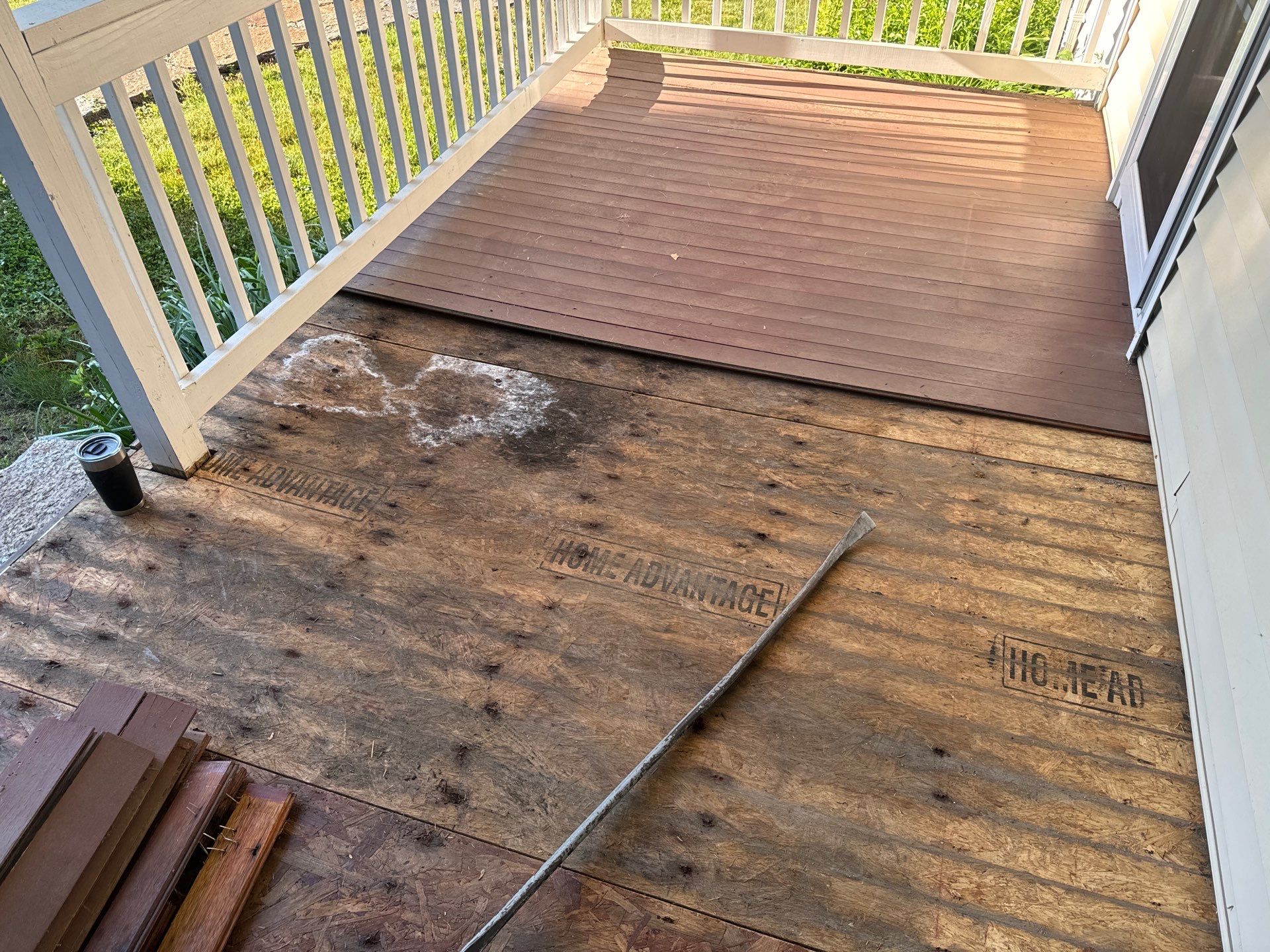 Front Porch Upgrades using TimberTech Advanced PVC Porch Collection by Chagnon Building & Remodeling LLC
