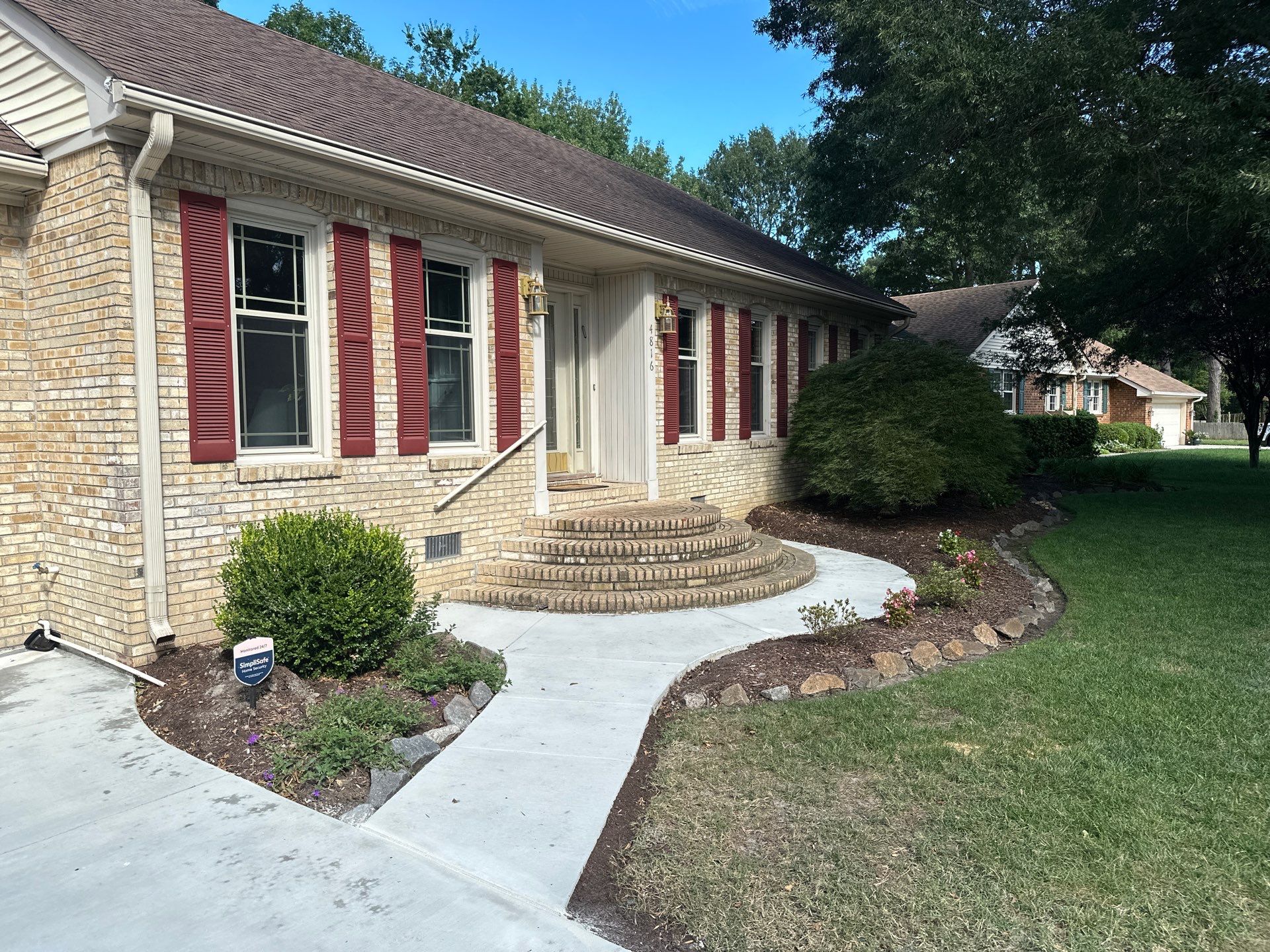 Project in Virginia Beach by Sam The Concrete Man Virginia Beach