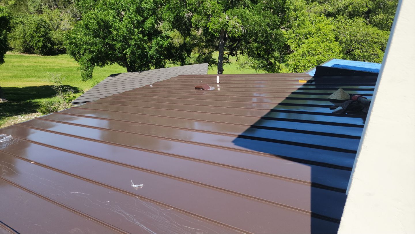 Standing Seam Custom Bent Roof by Lightning Exteriors