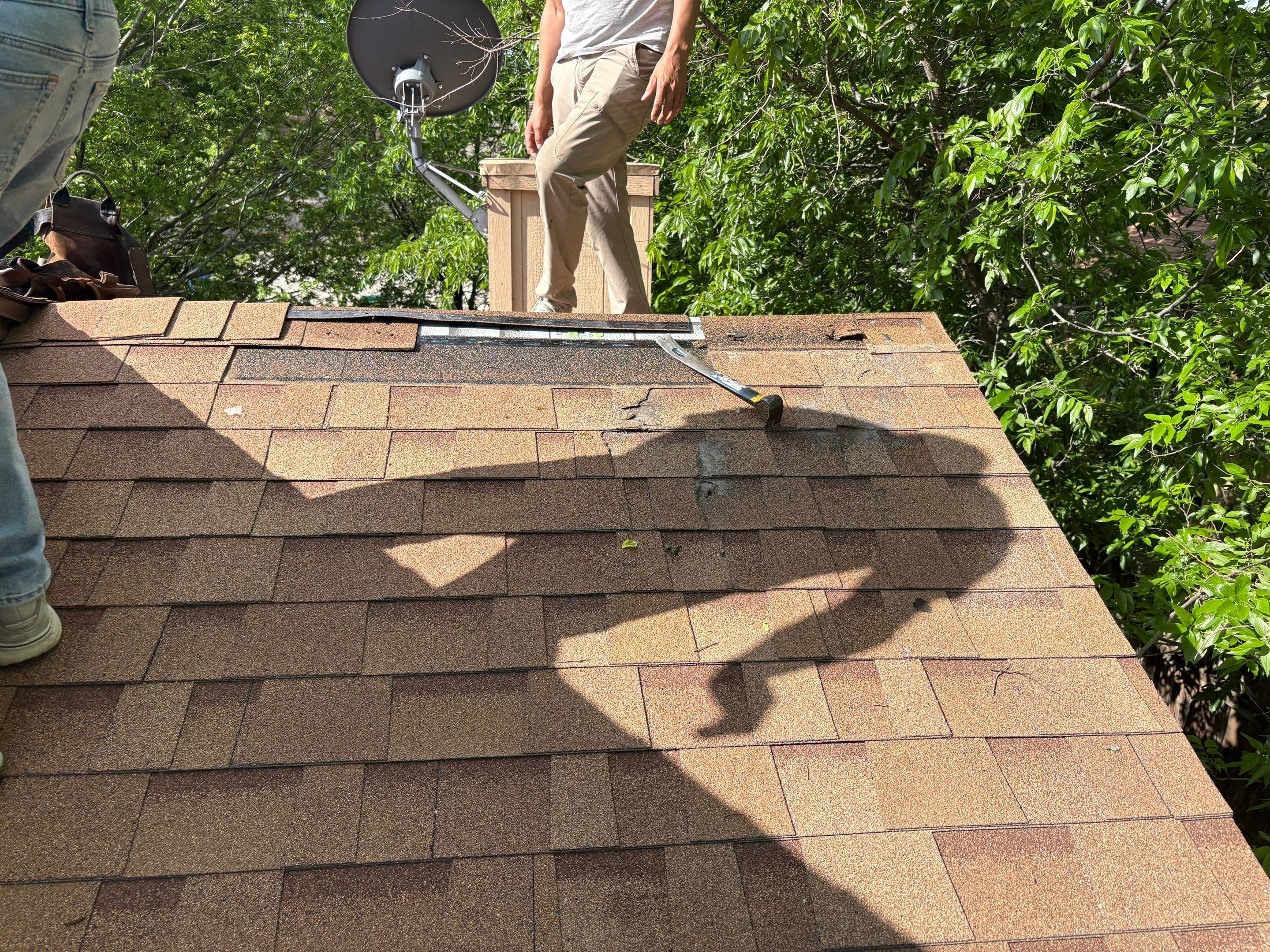 Roof Leak Repair & Tree Trimming in Pflugerville, TX by Kstylez Roofing & Construction