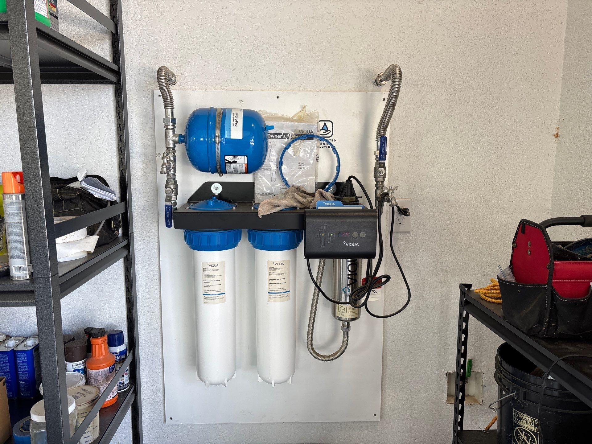 One 29,000gal and one 16,000gal tank by Cqure Water