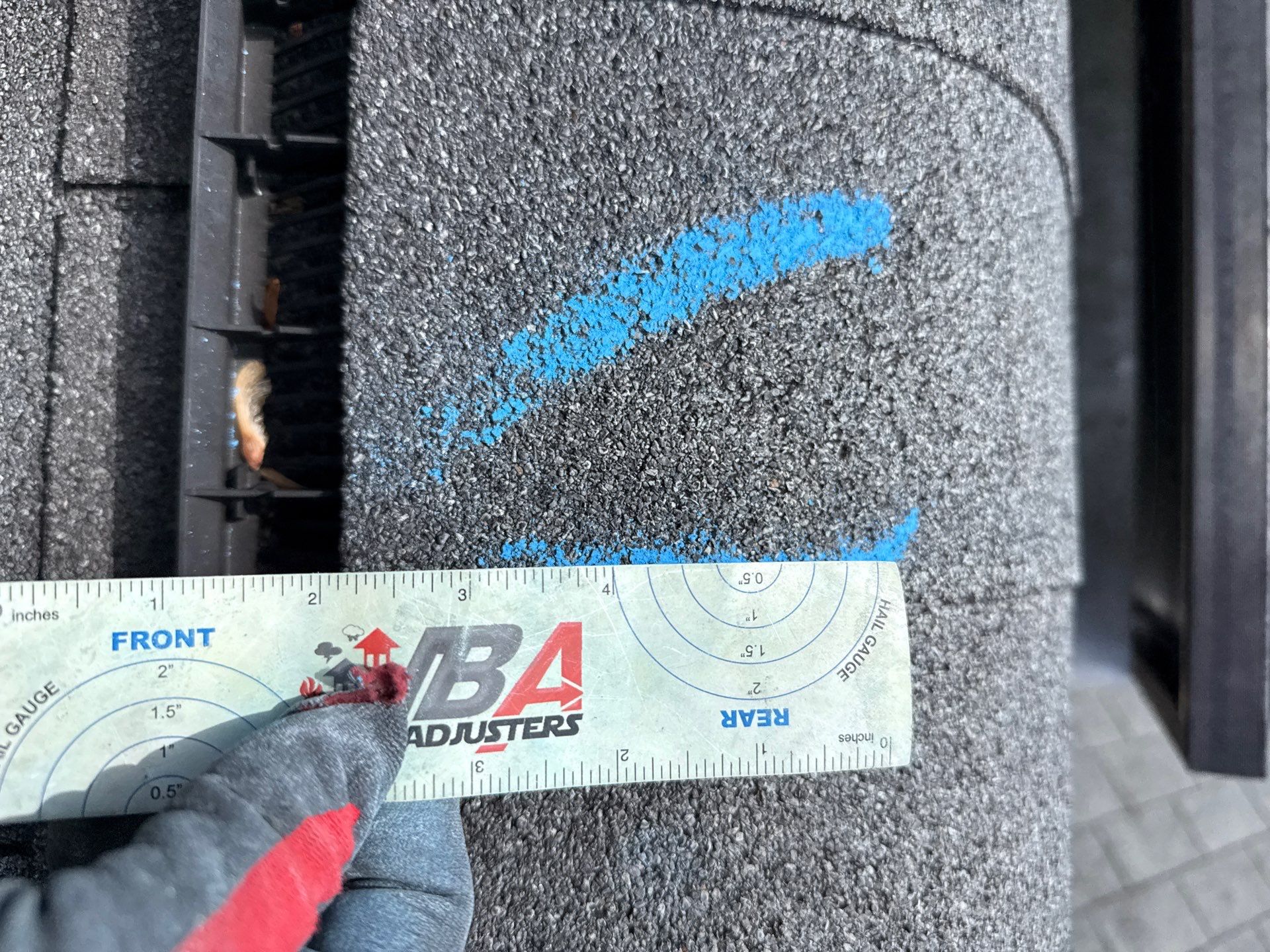 Roof and downspout replacement by hail and wind damage by Just Brilliant Restoration JBR