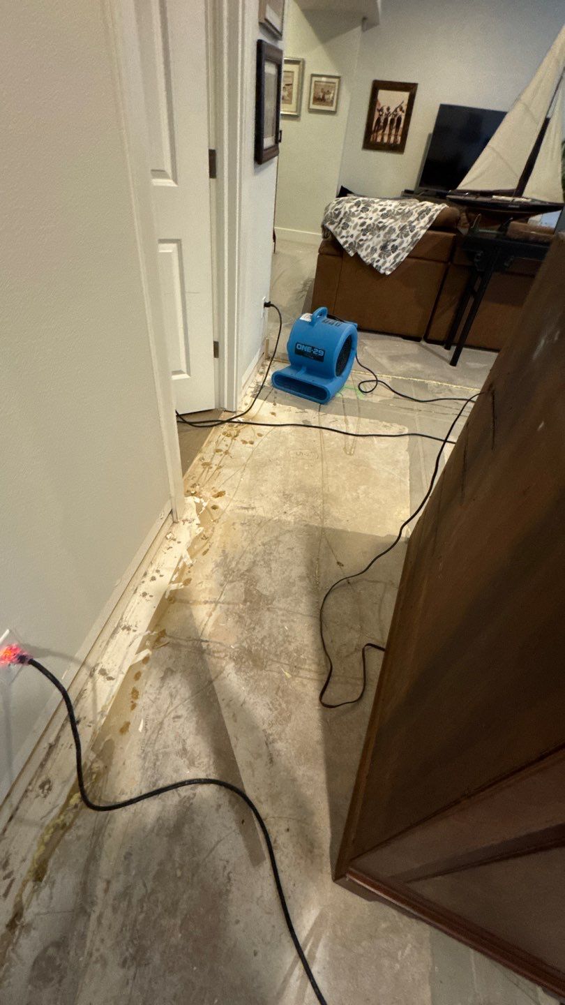 Water Damage Project in Denver by Accountable Home Services