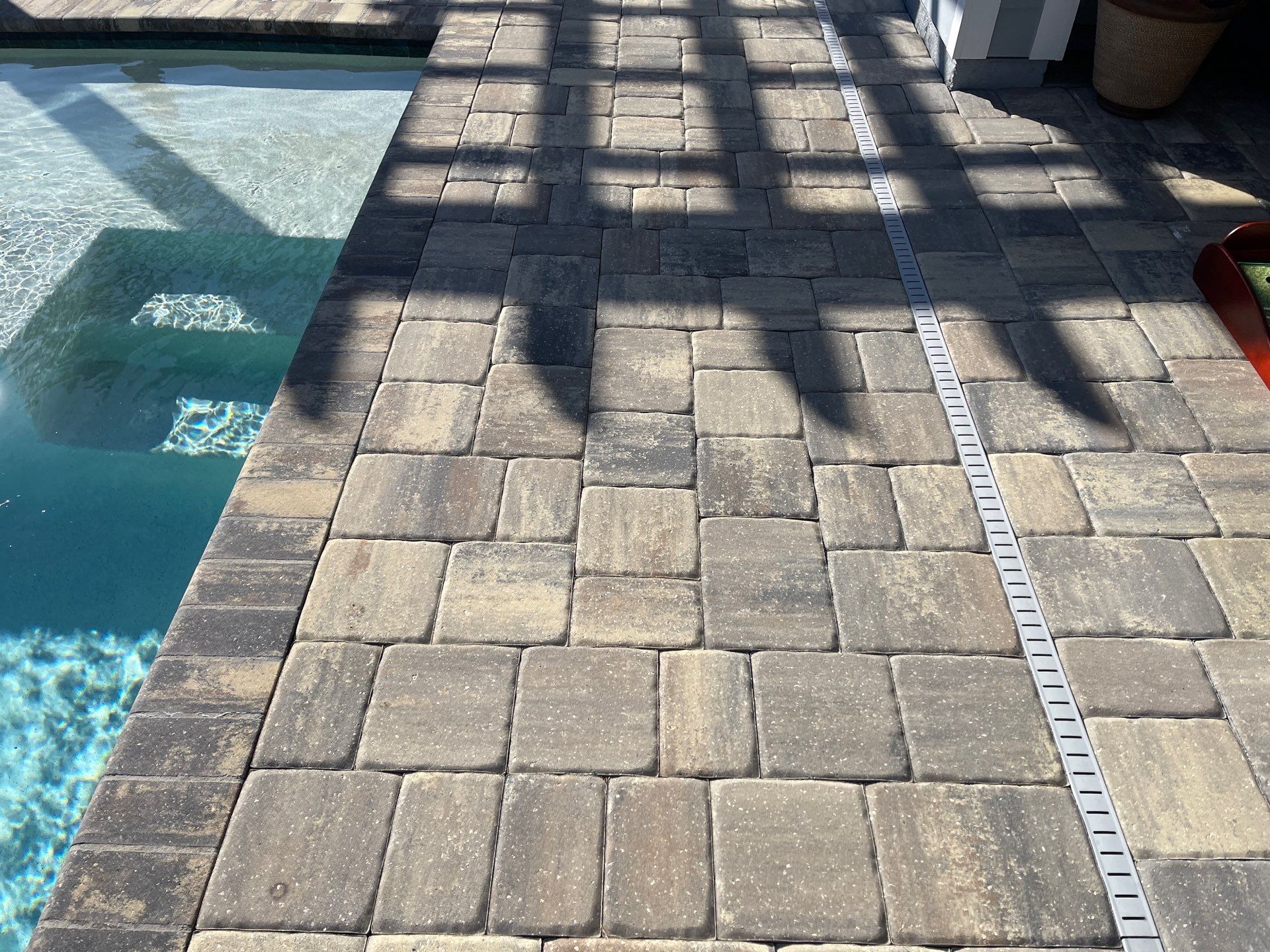 Pool Pavers using Concrete Sealant and PolySand by DuraSeal