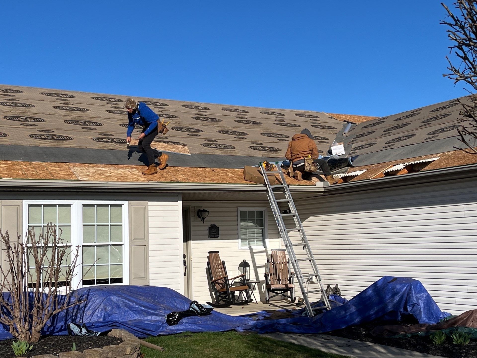 Residential Roofing Installation using CertainTeed Landmark Weathered Wood by Nitro Roofing and Construction