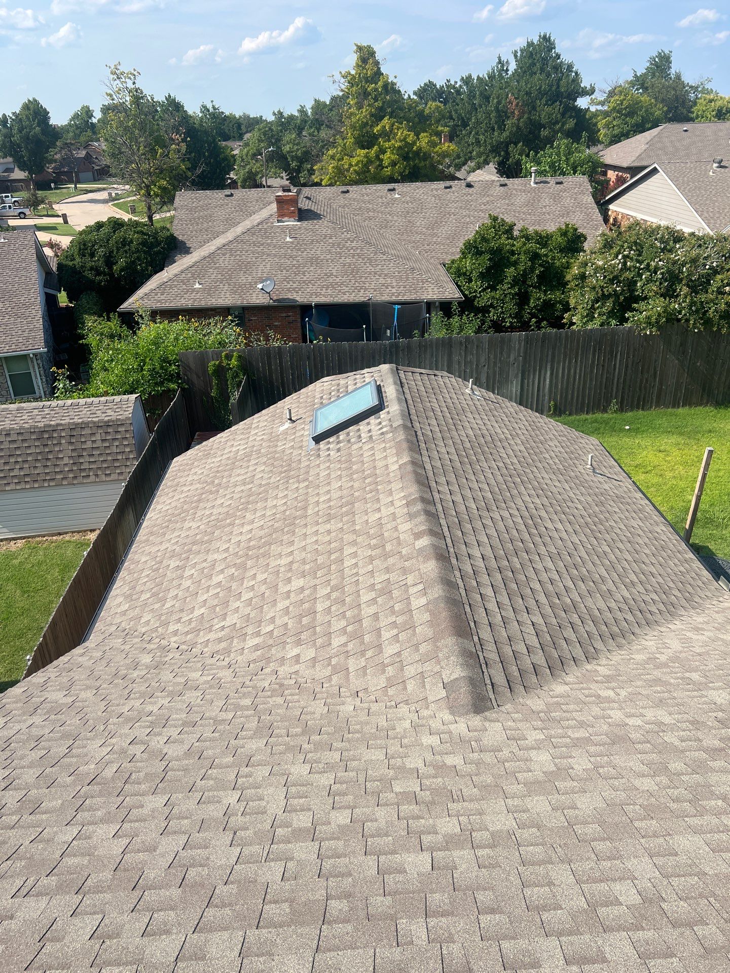 roof, skylight and solar tube replacment in Warr Acres by McCann's Roofing and Construction