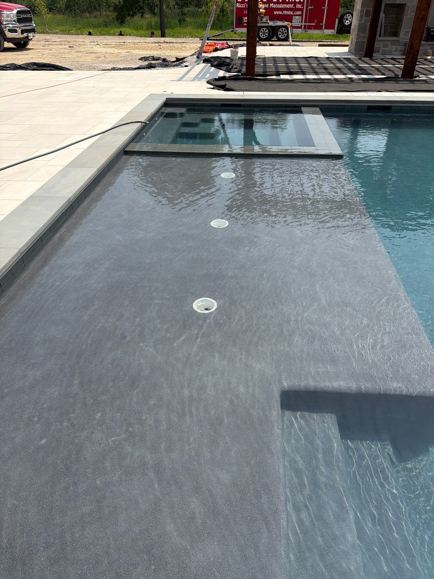French Riv Pool Spa Combo by North Shore Pool & Spa