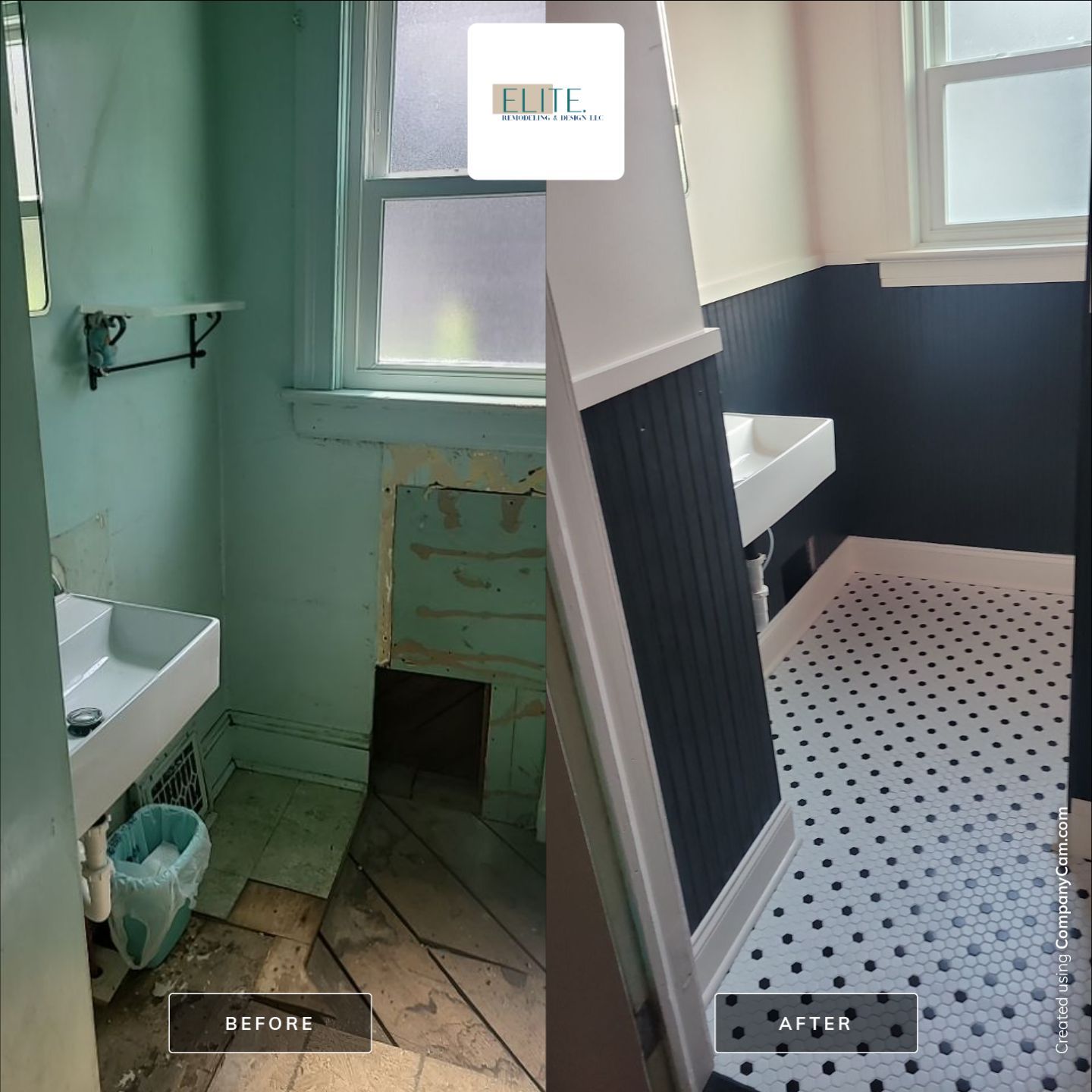 Raleigh Historic Bathroom Rescue by Elite Remodeling and Design LLC