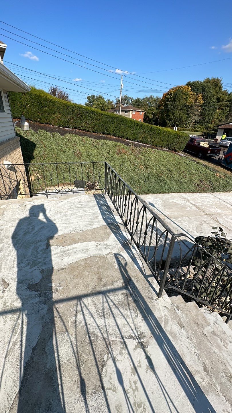 Driveway + Porch + Steps + Walkway Project in Robinson by Floors in a Day, Inc