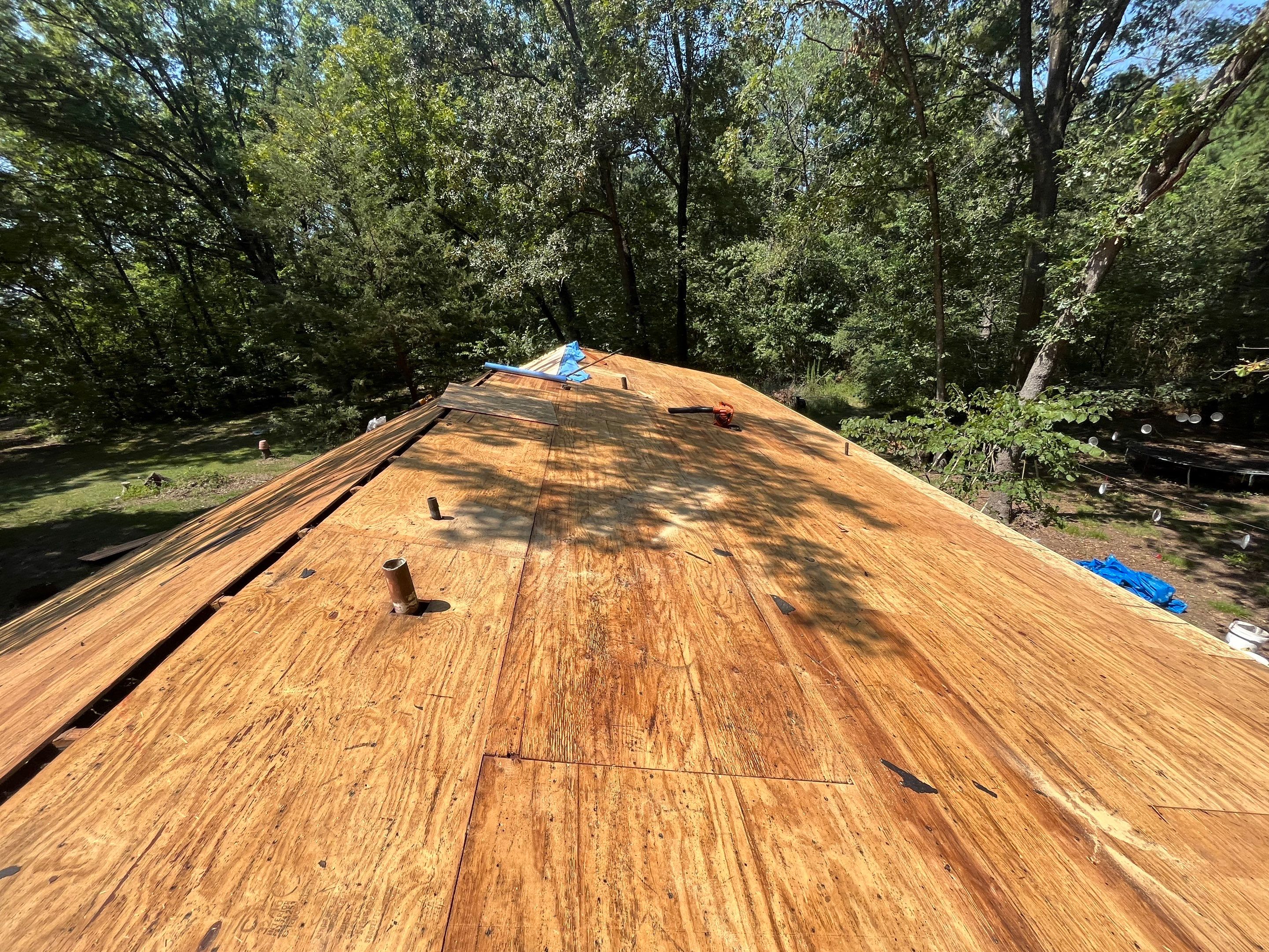 Residential Metal Roof Replacement using Reed's Metals: 29 GA. Colored Residential Panel by Hostetler Roofing