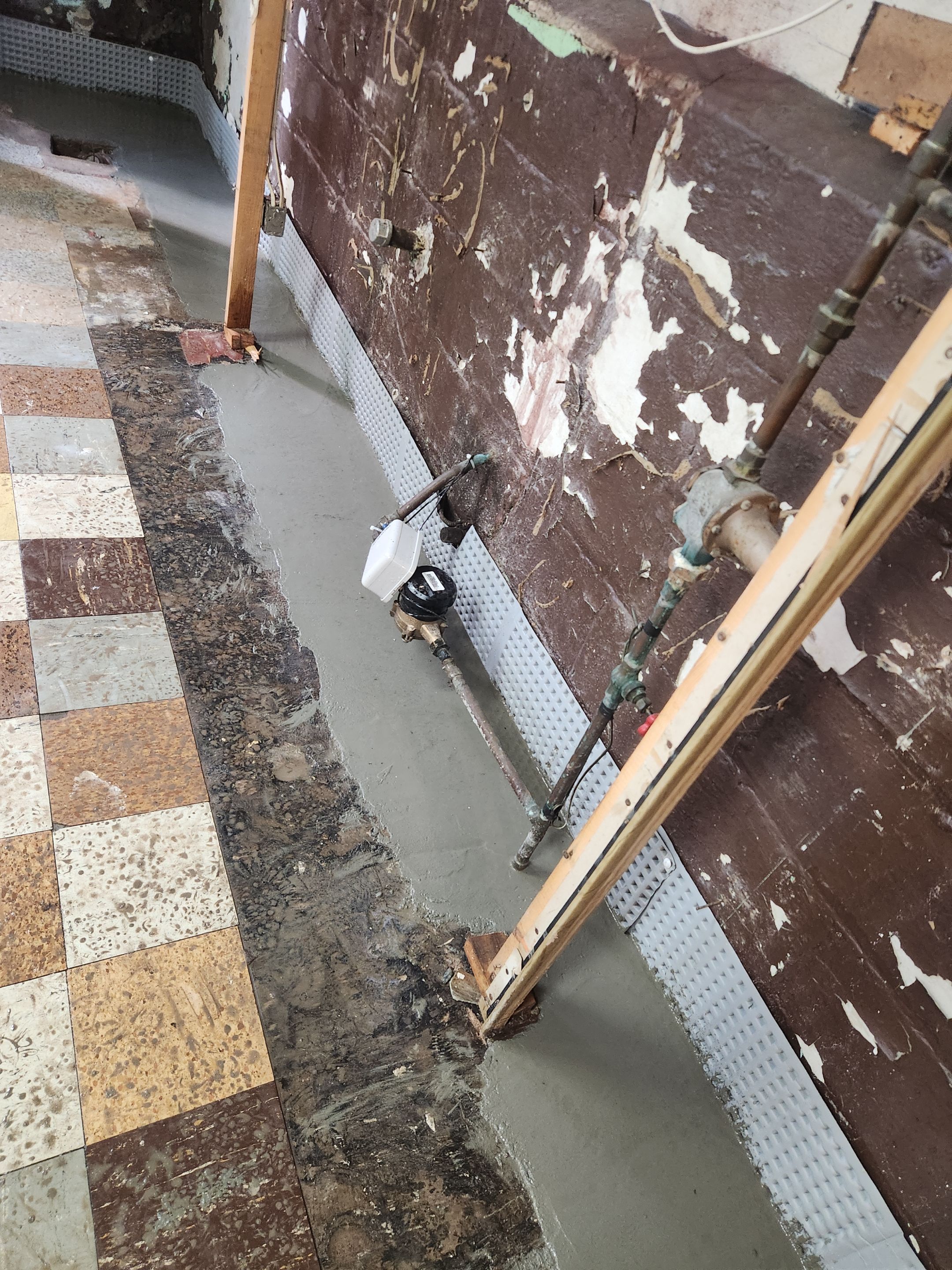 Interior French Drain West Orange NJ by Pure Service Pro, LLC 