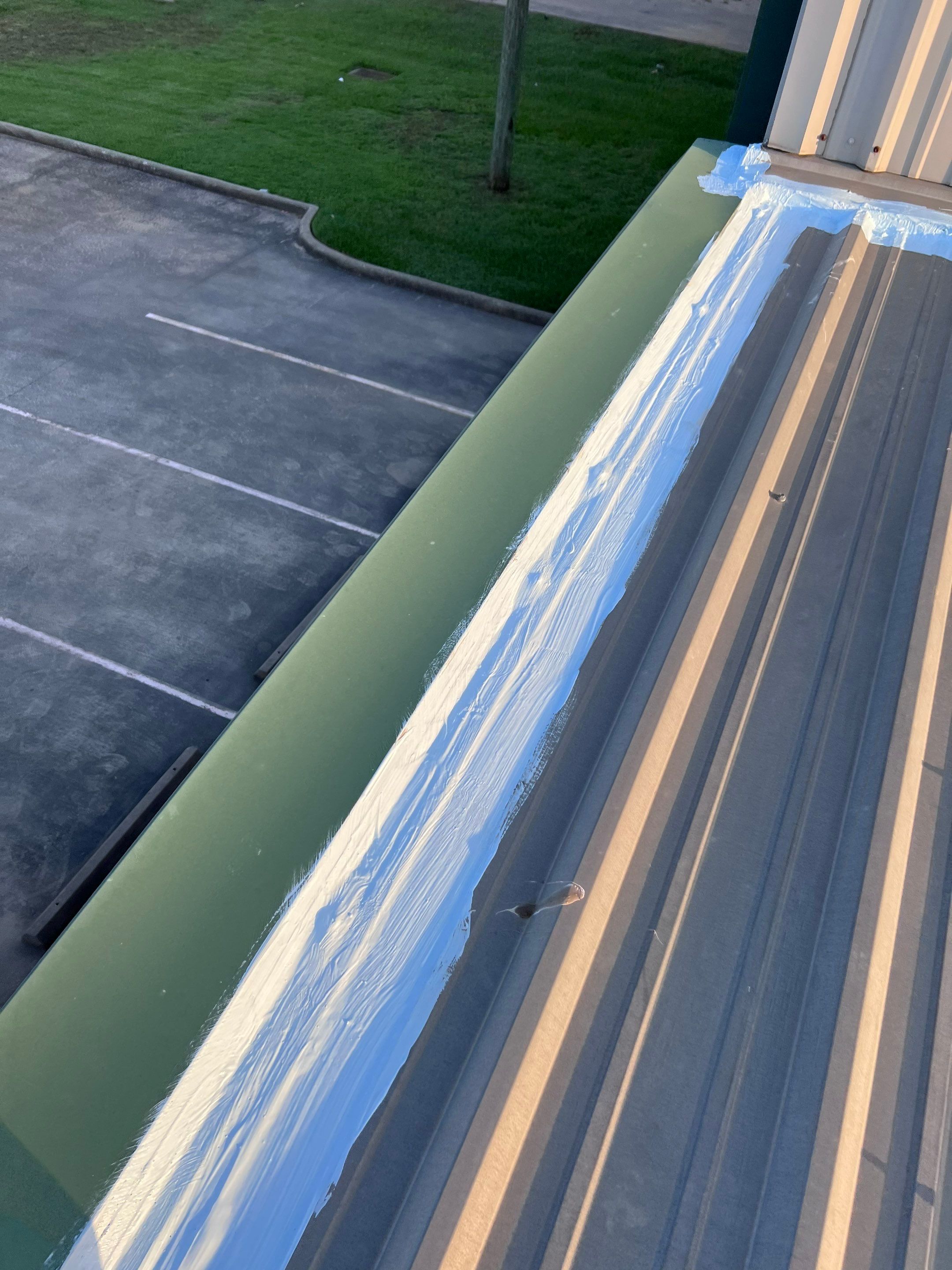 Hail Damage using Metal by Roof Repair Company
