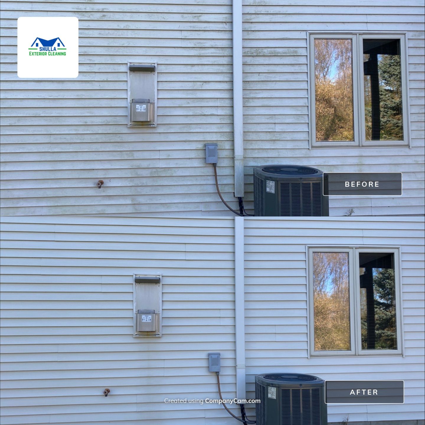 House wash and patio clean by Shulla Exterior Cleaning