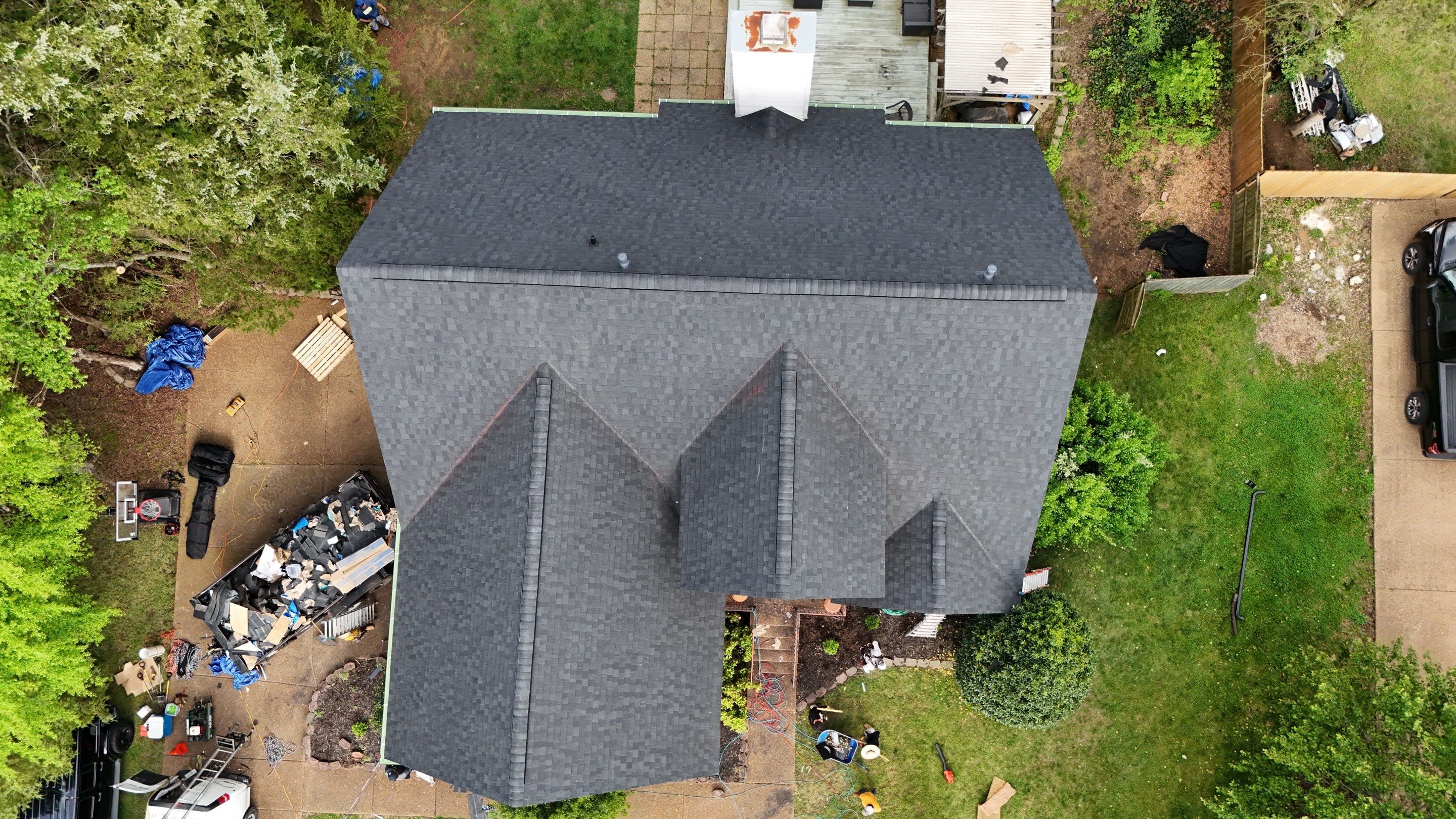 Charcoal Black Re-Roof by Royal House LLC