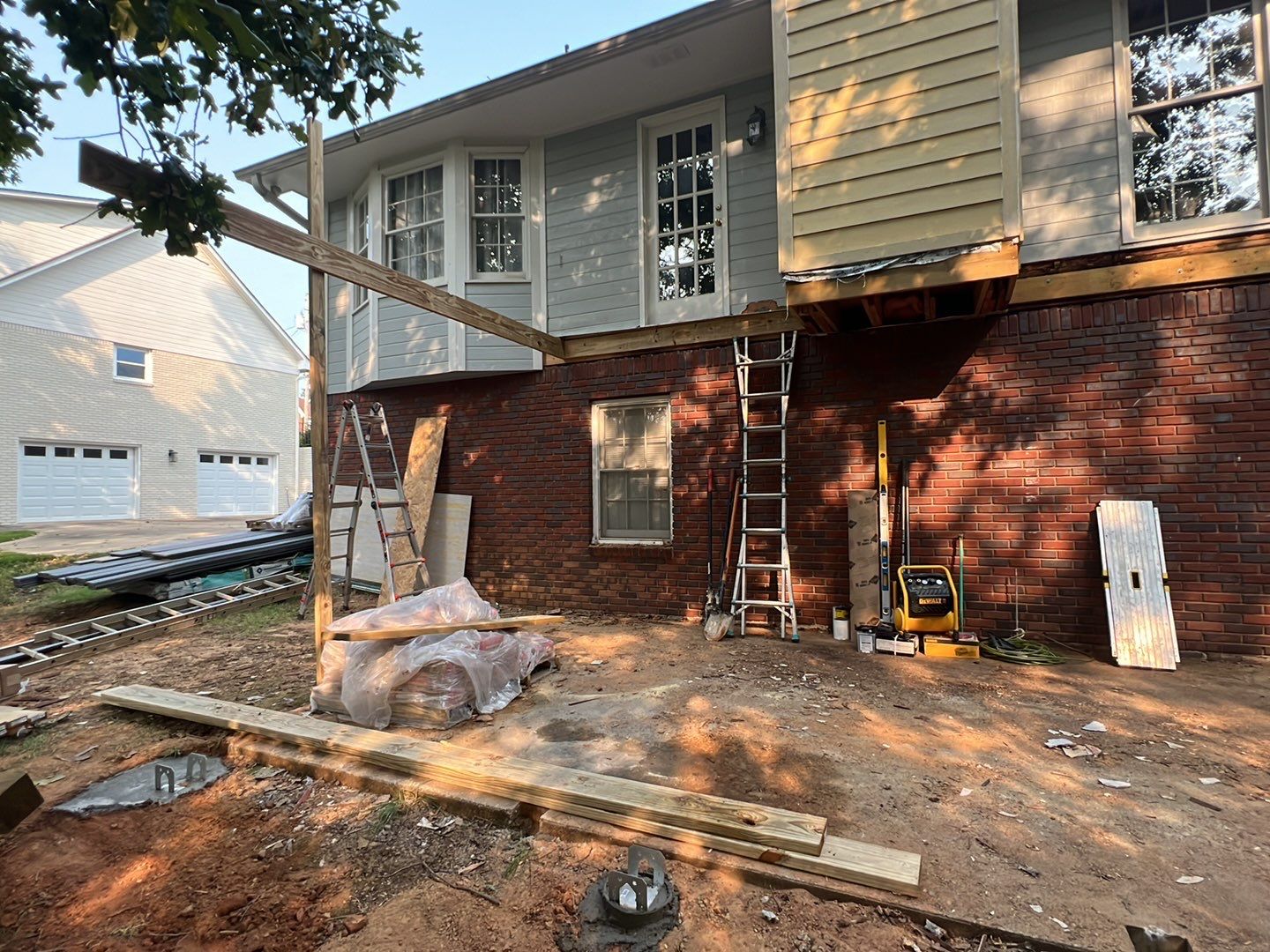 South Trace Lane - Deck Installation and Chimney Repair by Pillar and Pine