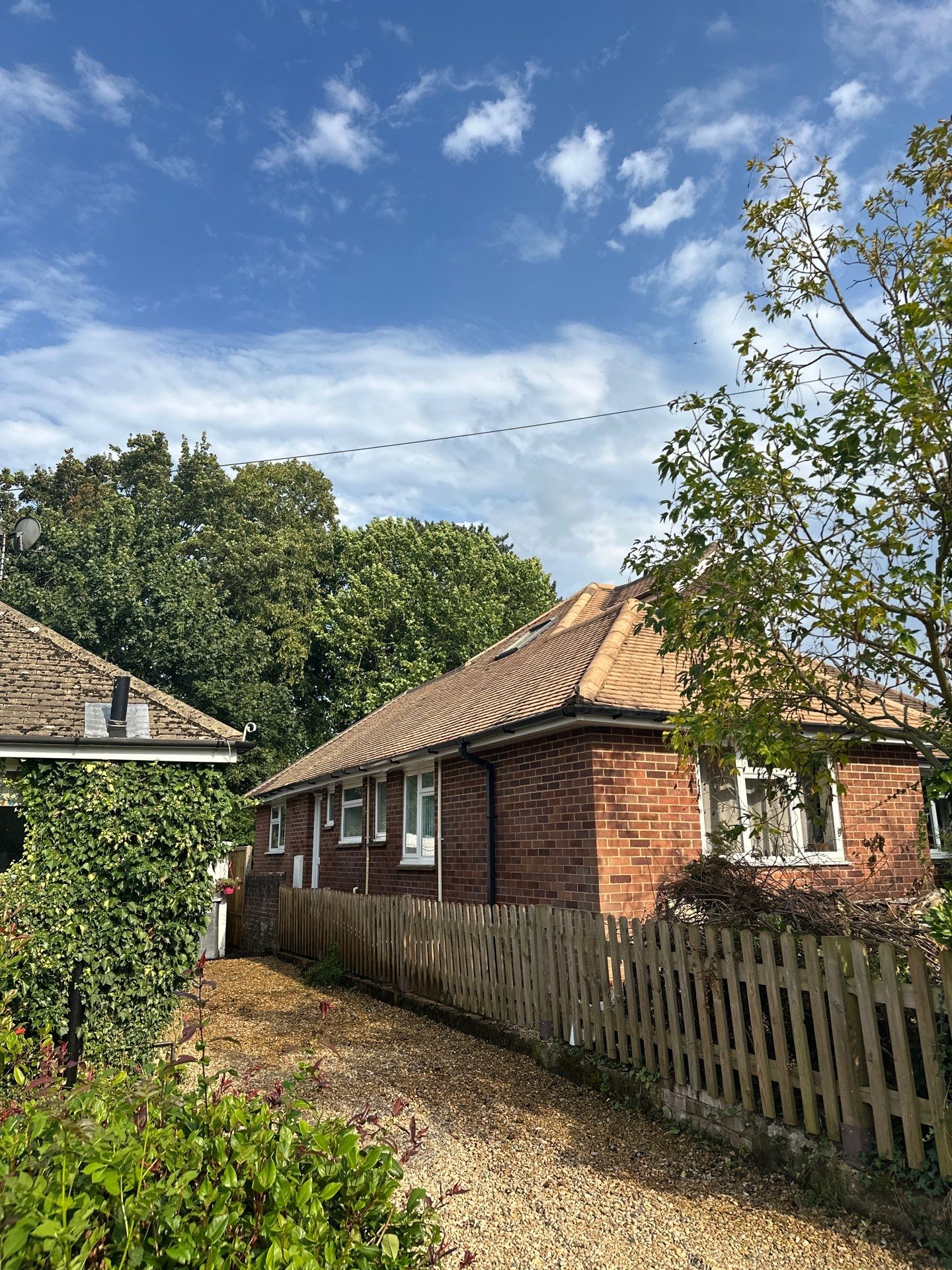 Roof Clean  - Moss Removal - Gutter Clean using Honda 15lpm Low Pressure Washing Machine by Ges Exterior Cleaning ltd