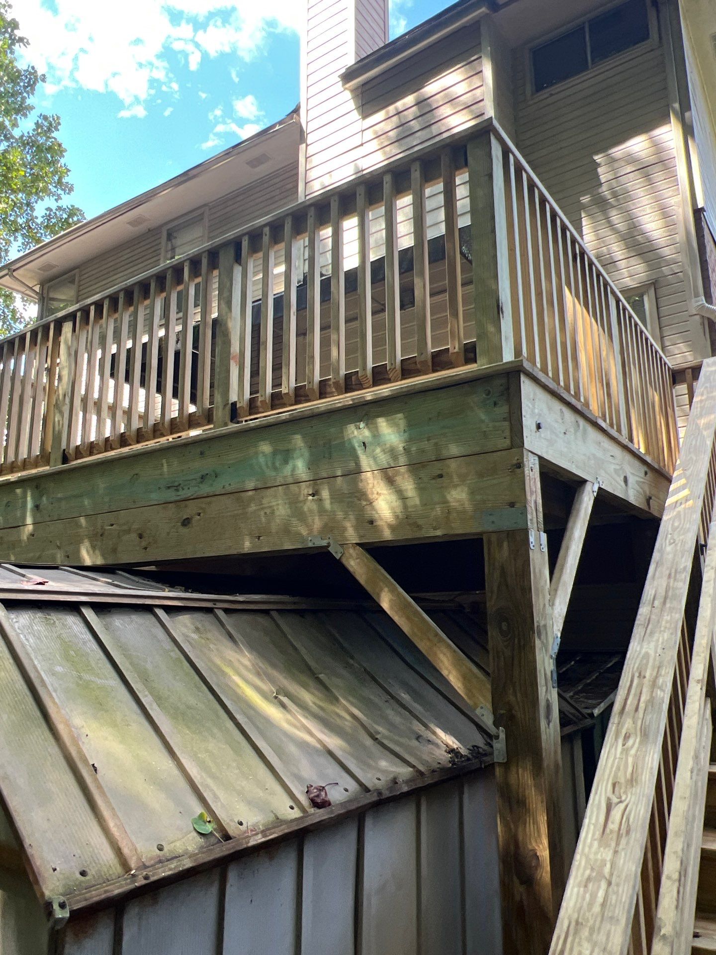 Wood Deck Build in Alpharetta, GA by Nelson Exteriors 