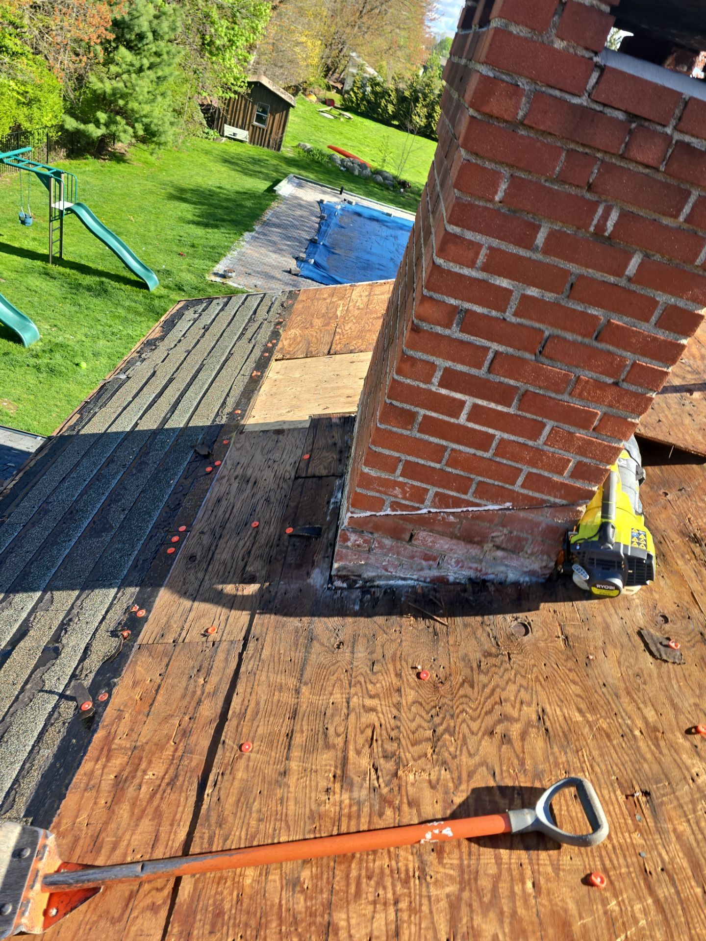 Residential Roof Replacement and Plywood Sheathing Repair in Torrington by A Plus Exterior