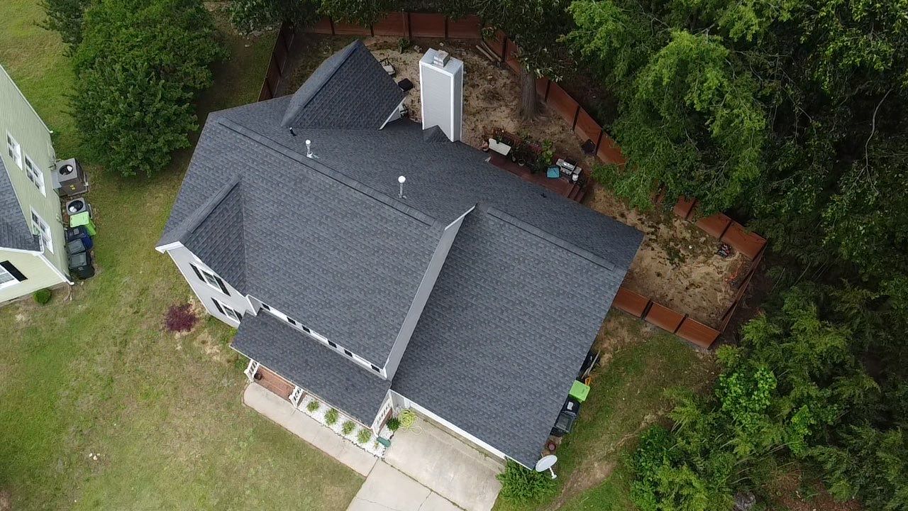 GAF HDZ Charcoal by Skybird Roofing