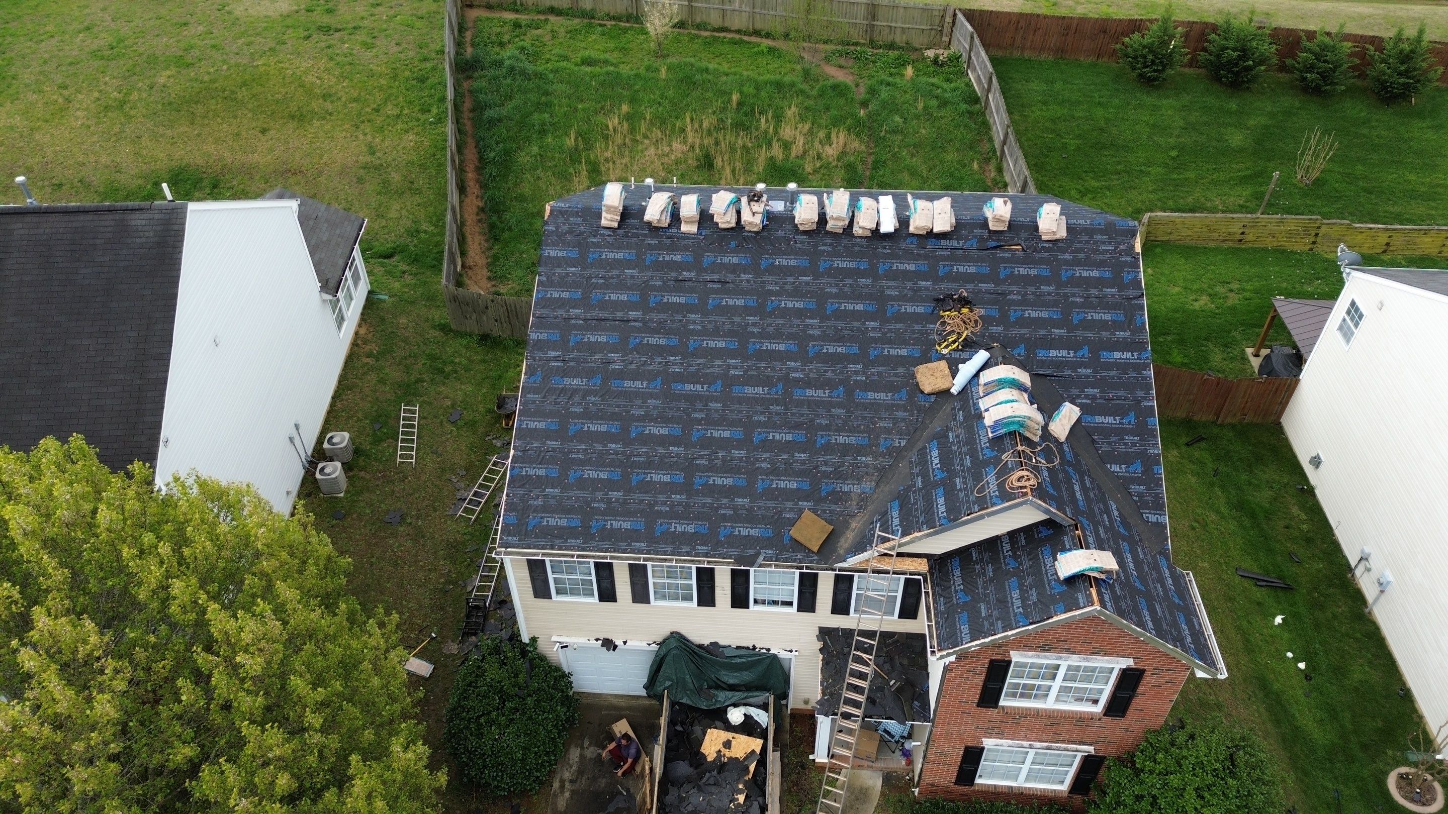 Roof replacement, solar panels instalation and garage repair by Just Brilliant Restoration JBR