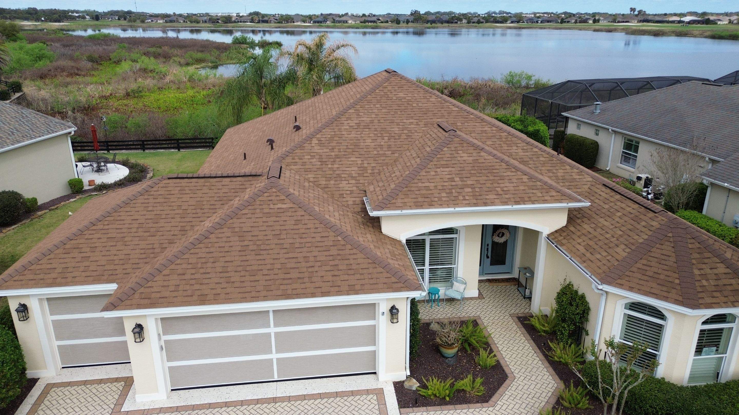 Desert Tan Reroof in The Villages, FL by Brehm Roofing