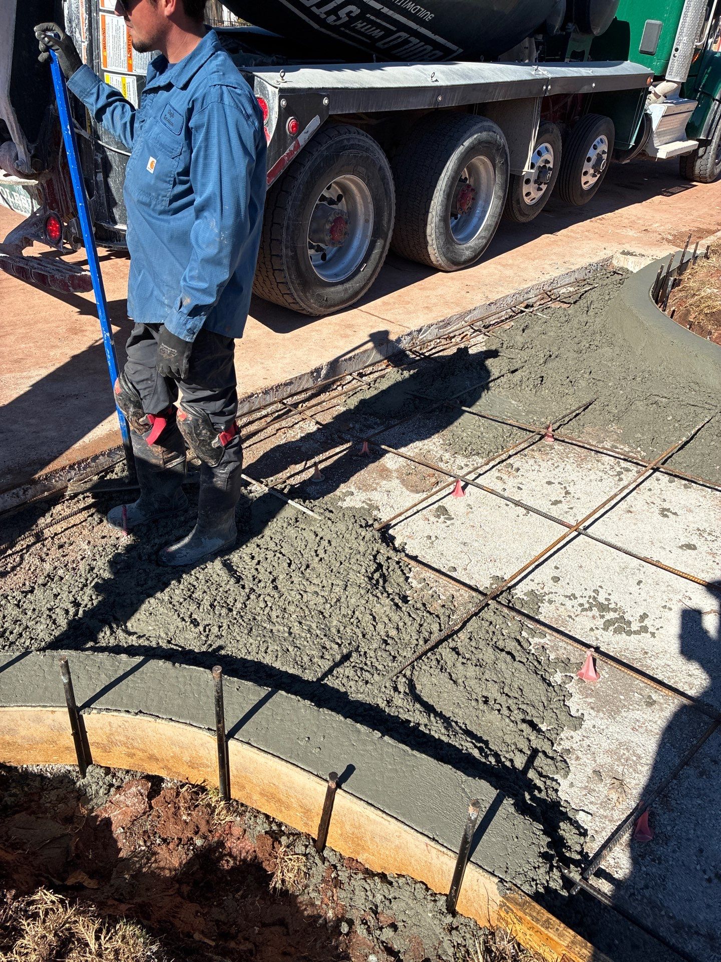 Concrete work and Carport Install by Clays Services Inc