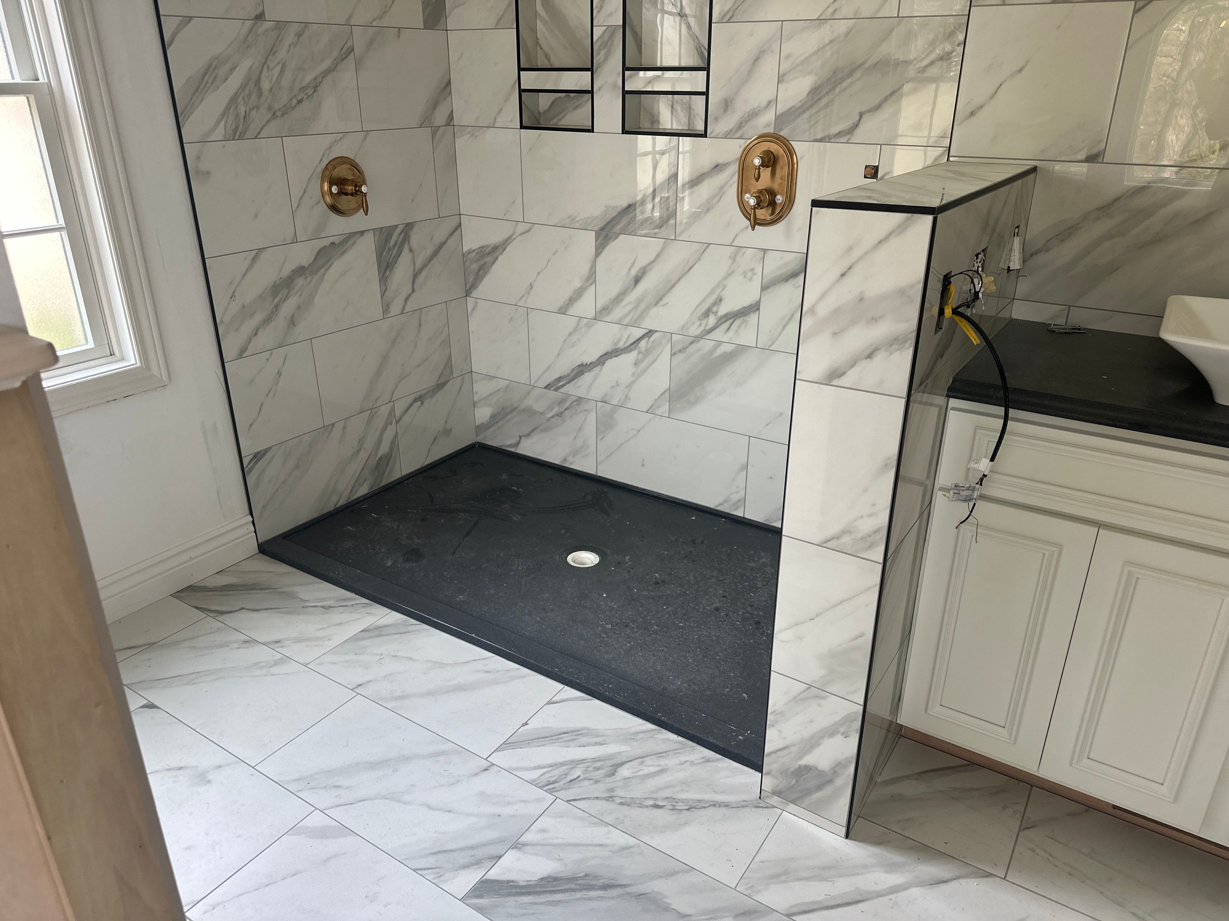 Shumaker Bathroom Remodel by Kitchen Works LLC