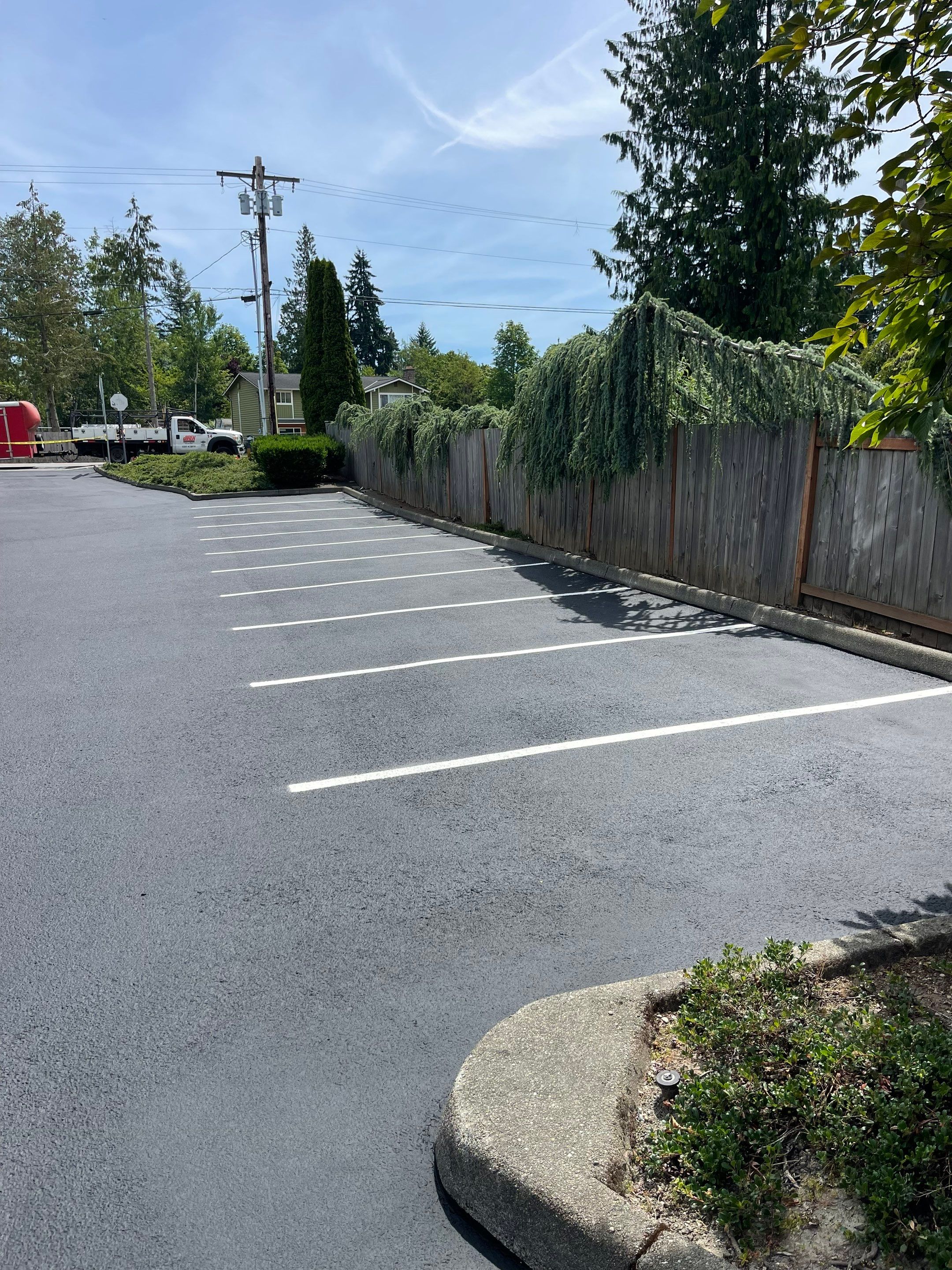 Sealcoat and Striping Parking Lot Repair |   by Jireh Asphalt & Concrete Inc 