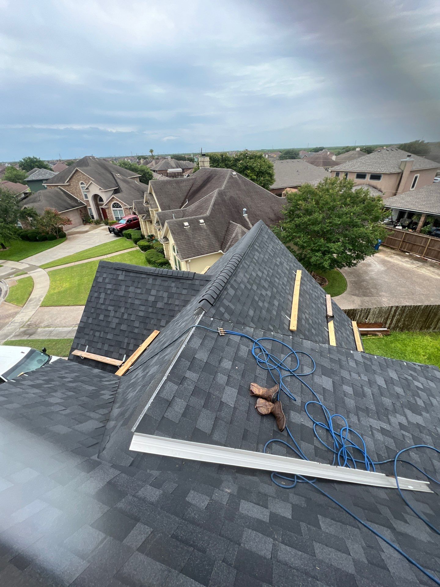 Steep and High...Let's get It! by Bayfront Roofing and Construction