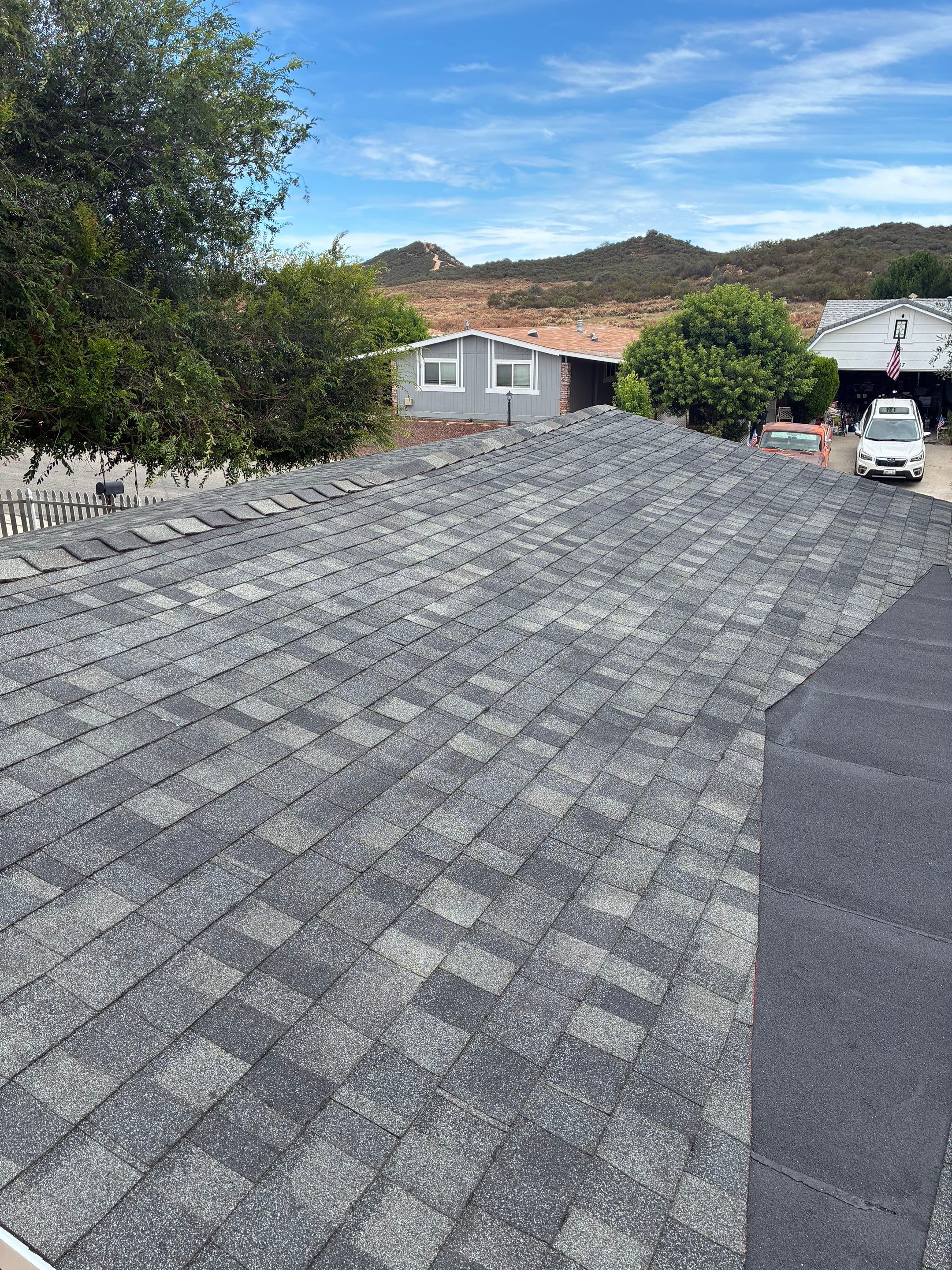 Residential Roof Replacement and Structural Decking Repairs in Wildomar by Reliable Roofing San Diego Inc.