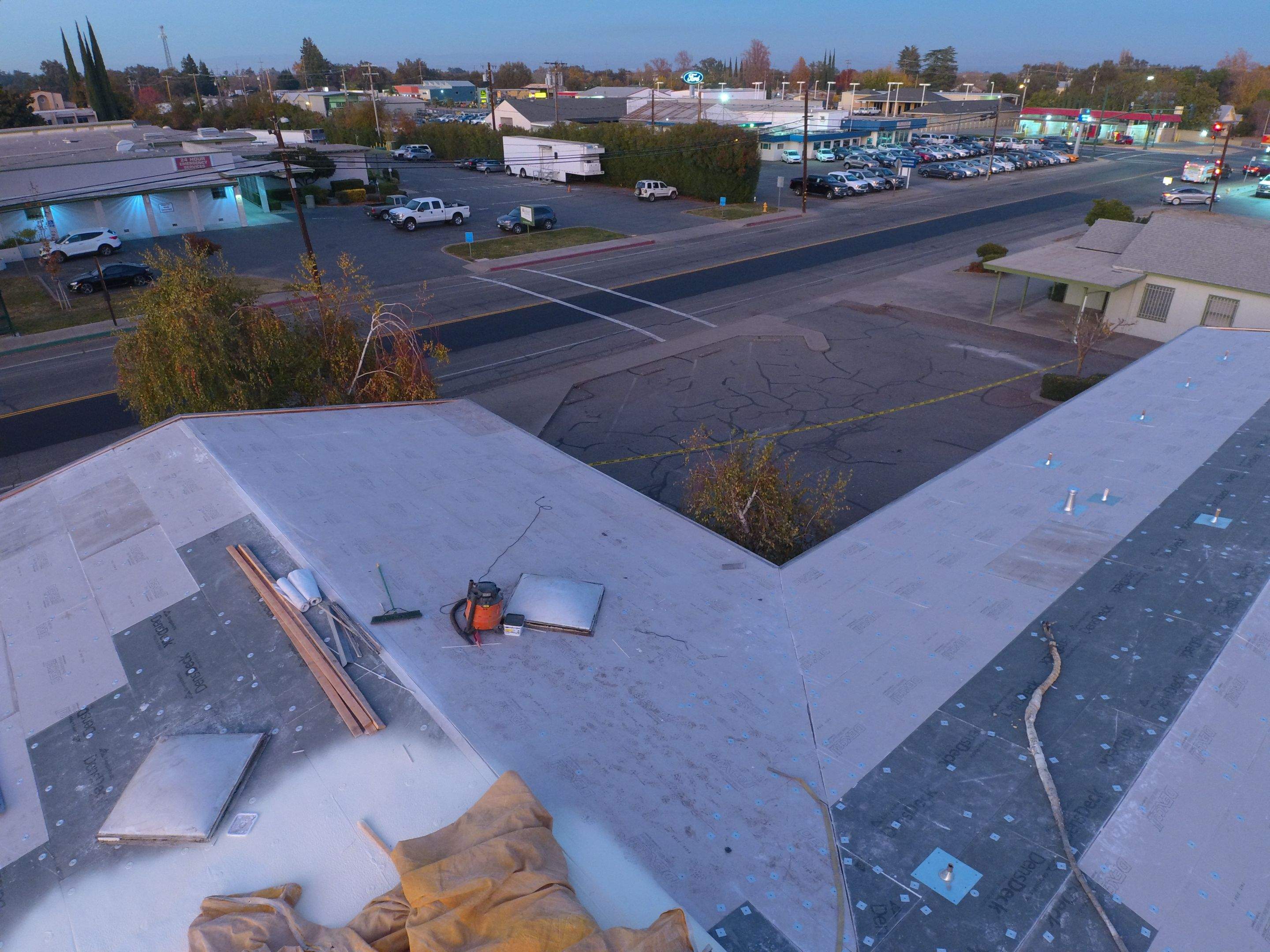 Spray foam and coatings using Conklin Benchmark/PUMA XL coatings and spray foam by Straight Edge Roofing Inc