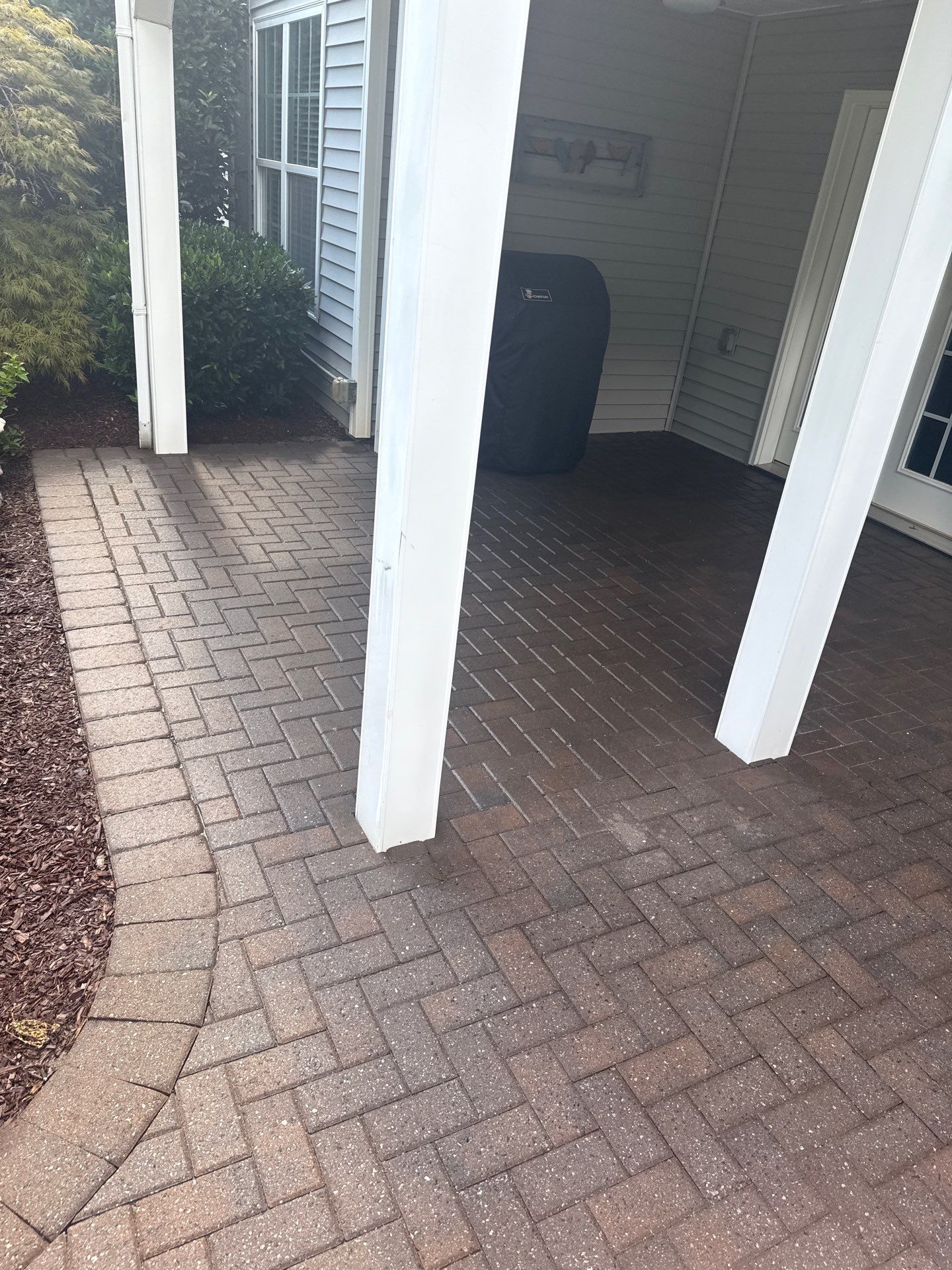 Paver Driveway using Concrete Sealant by DuraSeal