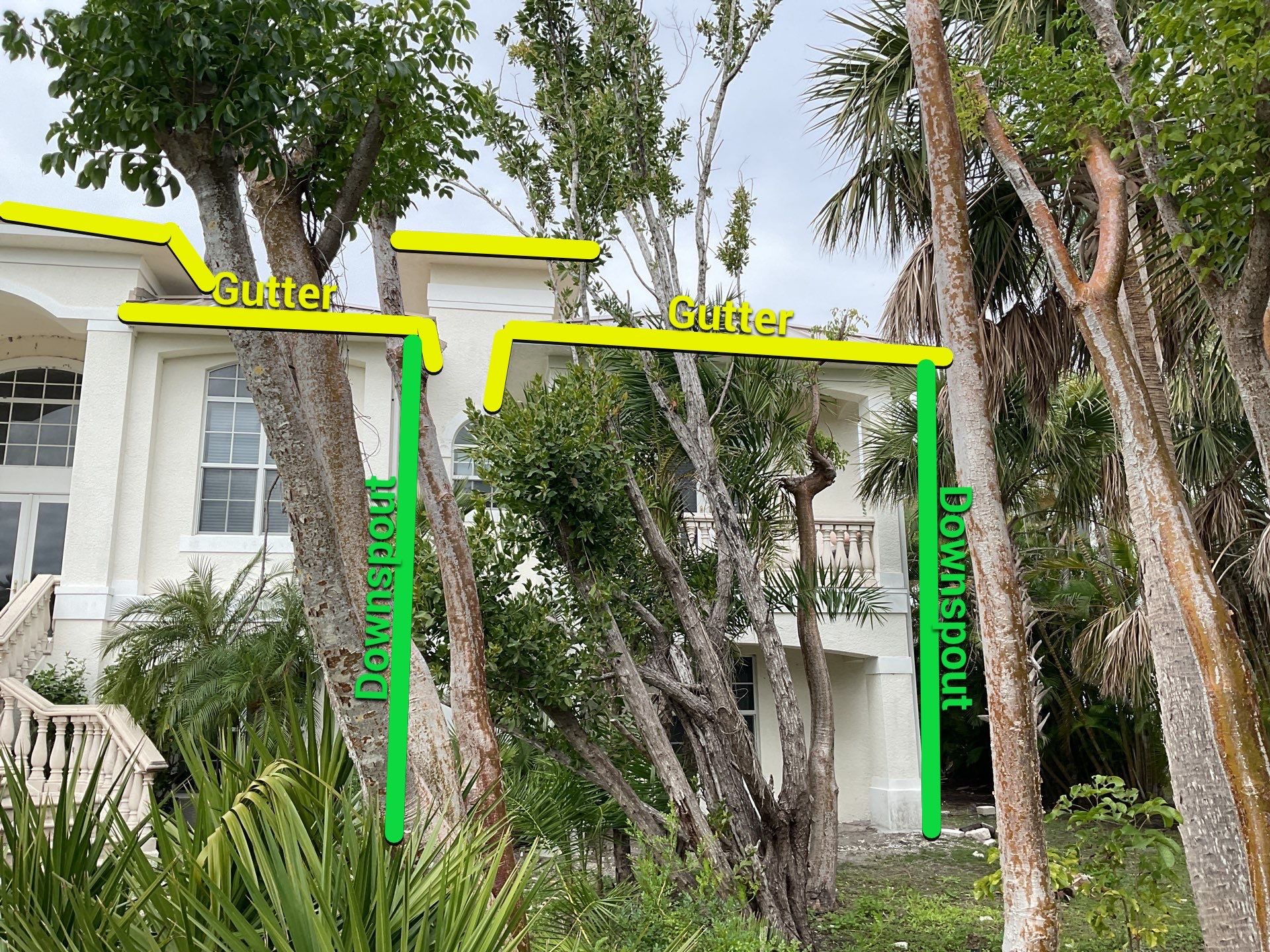 Commercial Gutters for Resorts in Sanibel FL by Gutter Professors