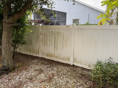 Patio, Vinyl Fence, & Partial House Wash in Creekside, Parrish, FL | Sunshine AquaWash