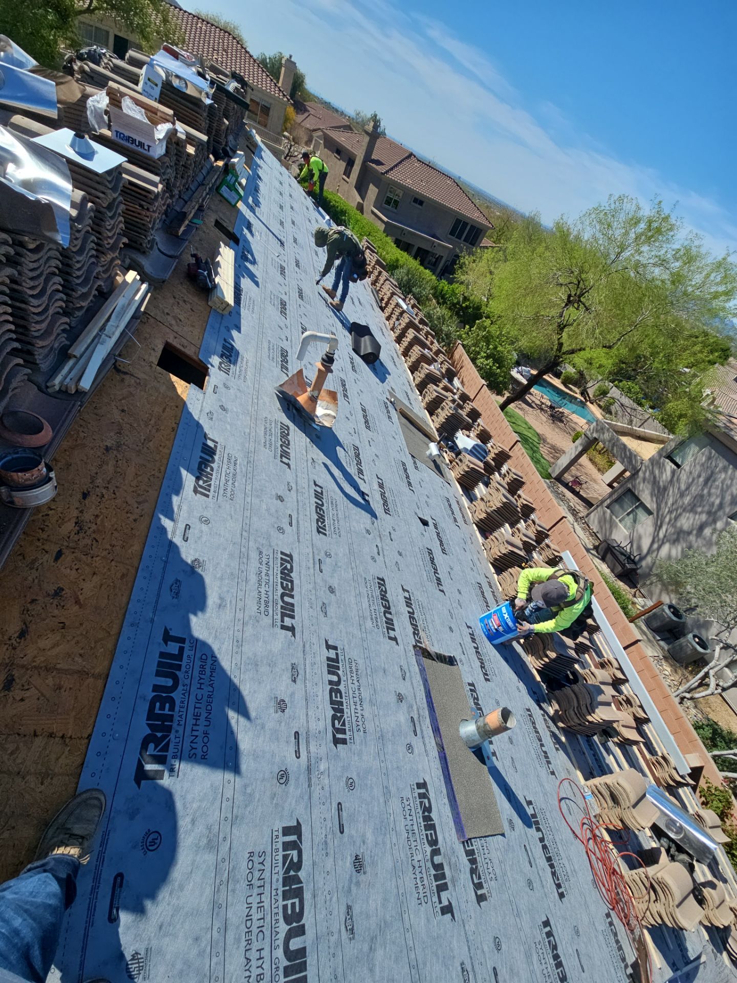 Concrete Tile Refelt by Weather-Tite Exteriors LLC
