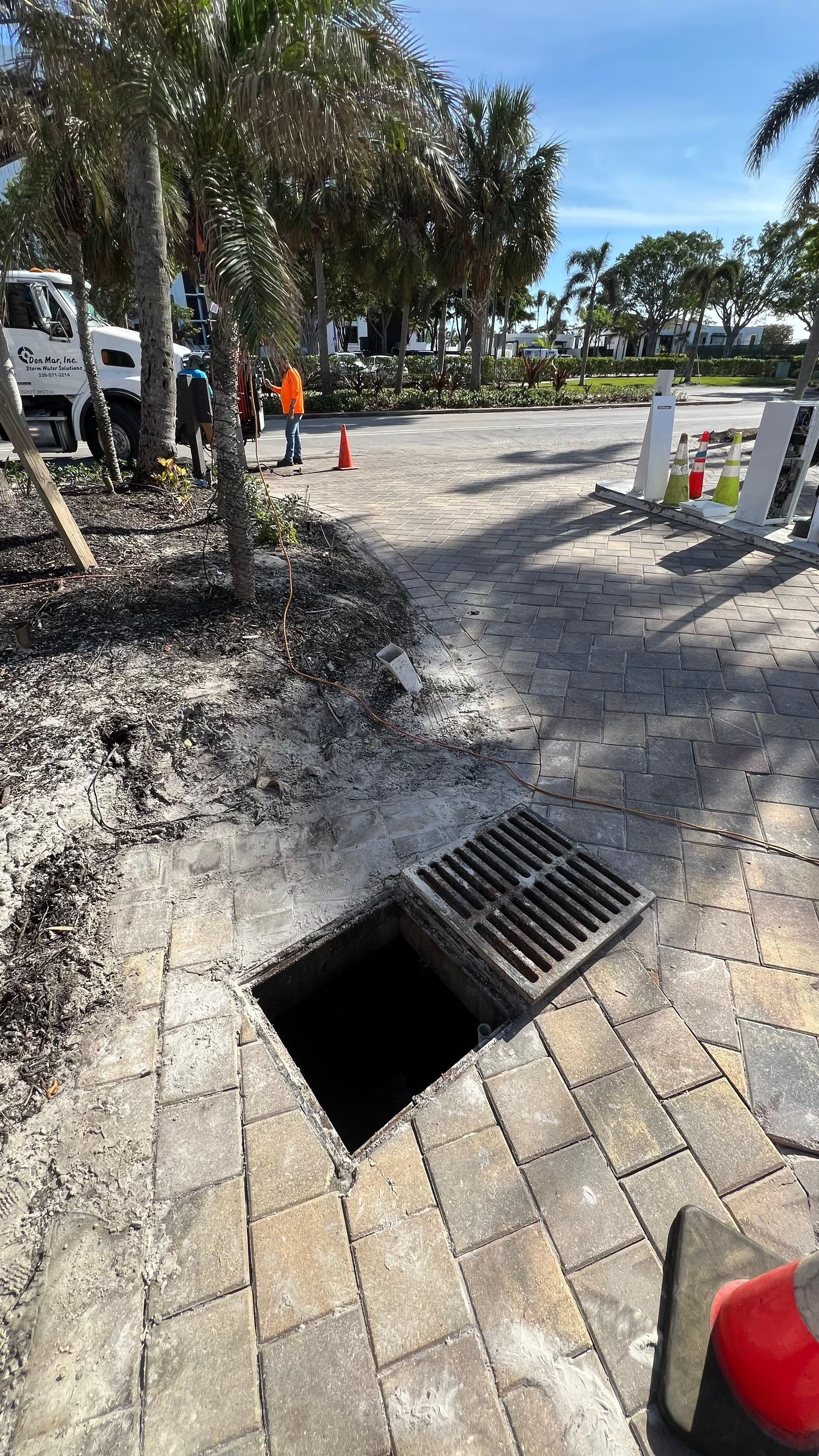 Naples Condo Complex Stormwater System Maintenance and Hurricane Cleanup by Don Mar, Inc. Storm Water Solutions