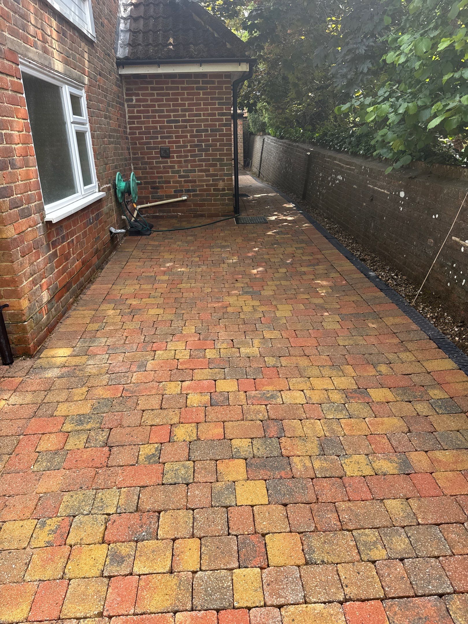 Patio Clean using Honda 21lt High Pressure Machine by Ges Exterior Cleaning ltd