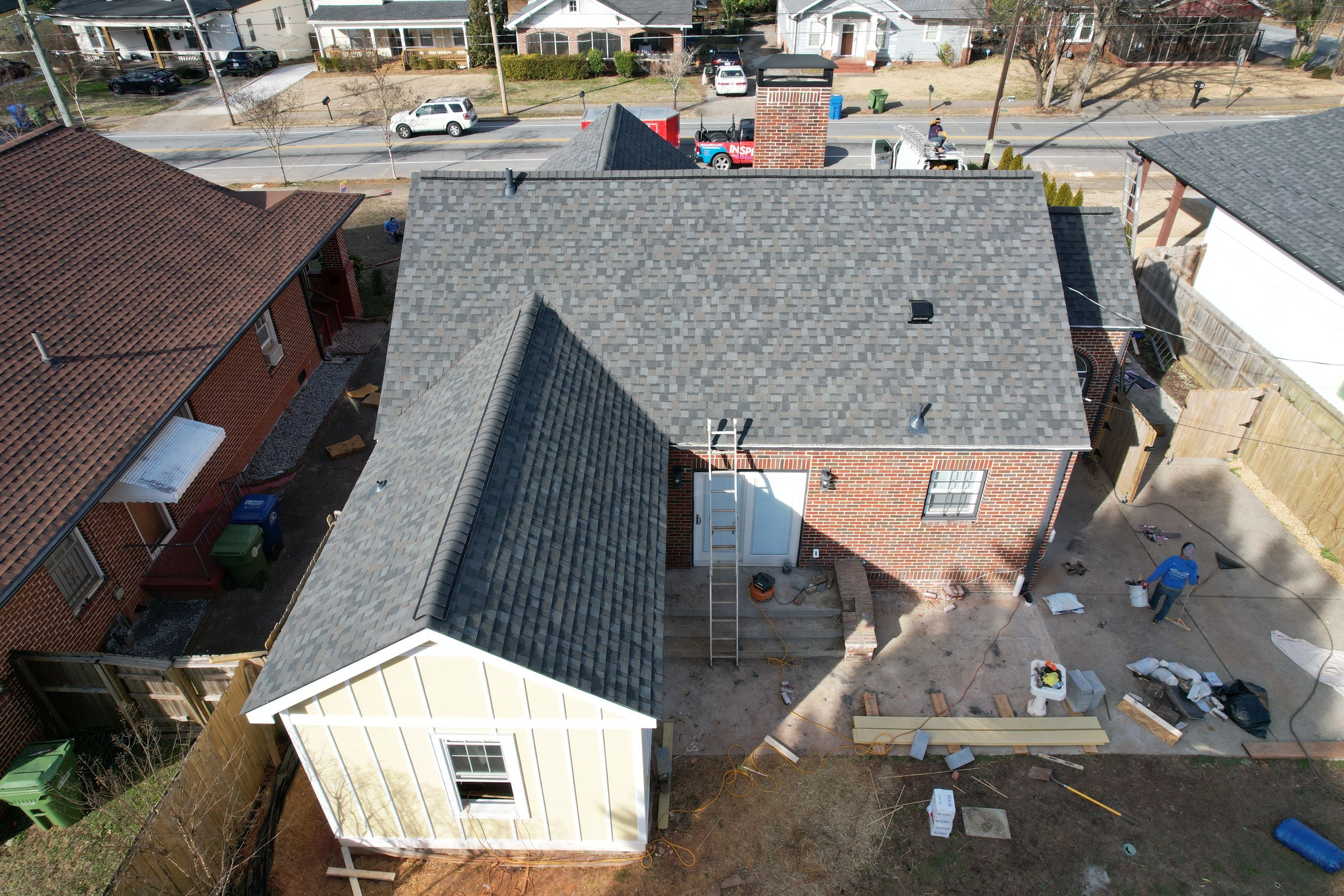 Residential Roofing Installation using Owens Corning by Inspector Roofing and Restoration