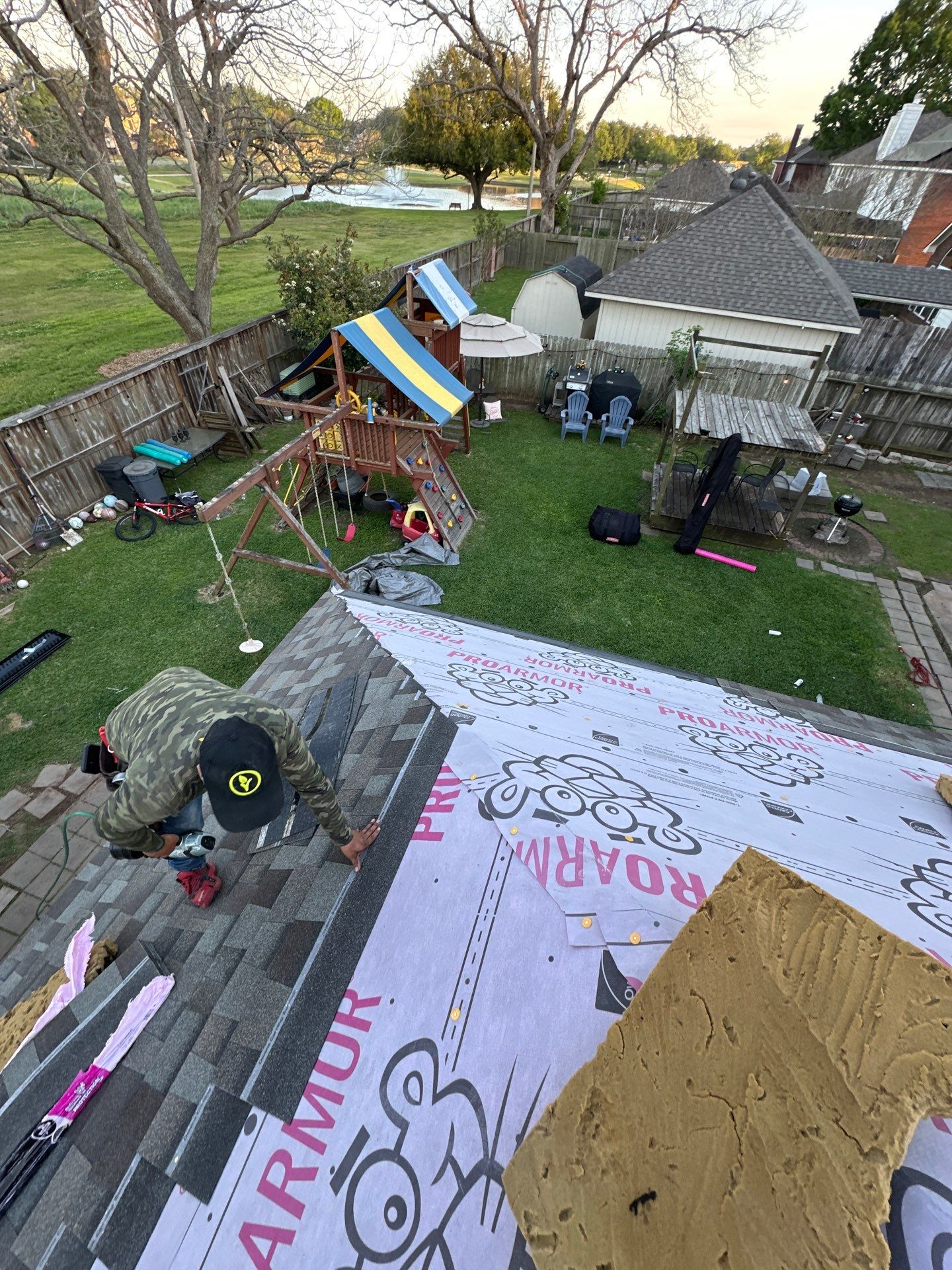 Project in Sugar Land by Motion Roofing