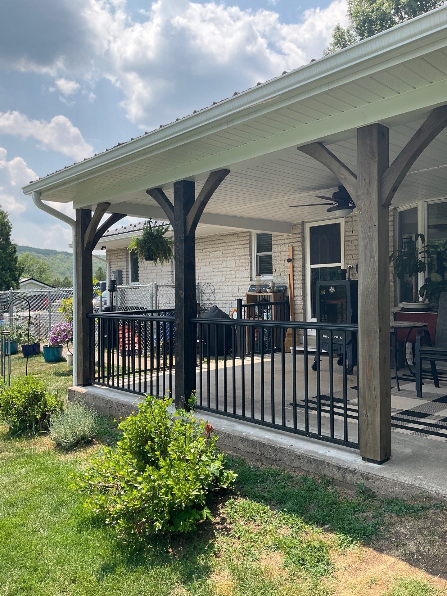 Metal Roof, Soffit and Fascia and siding by Esh Builders