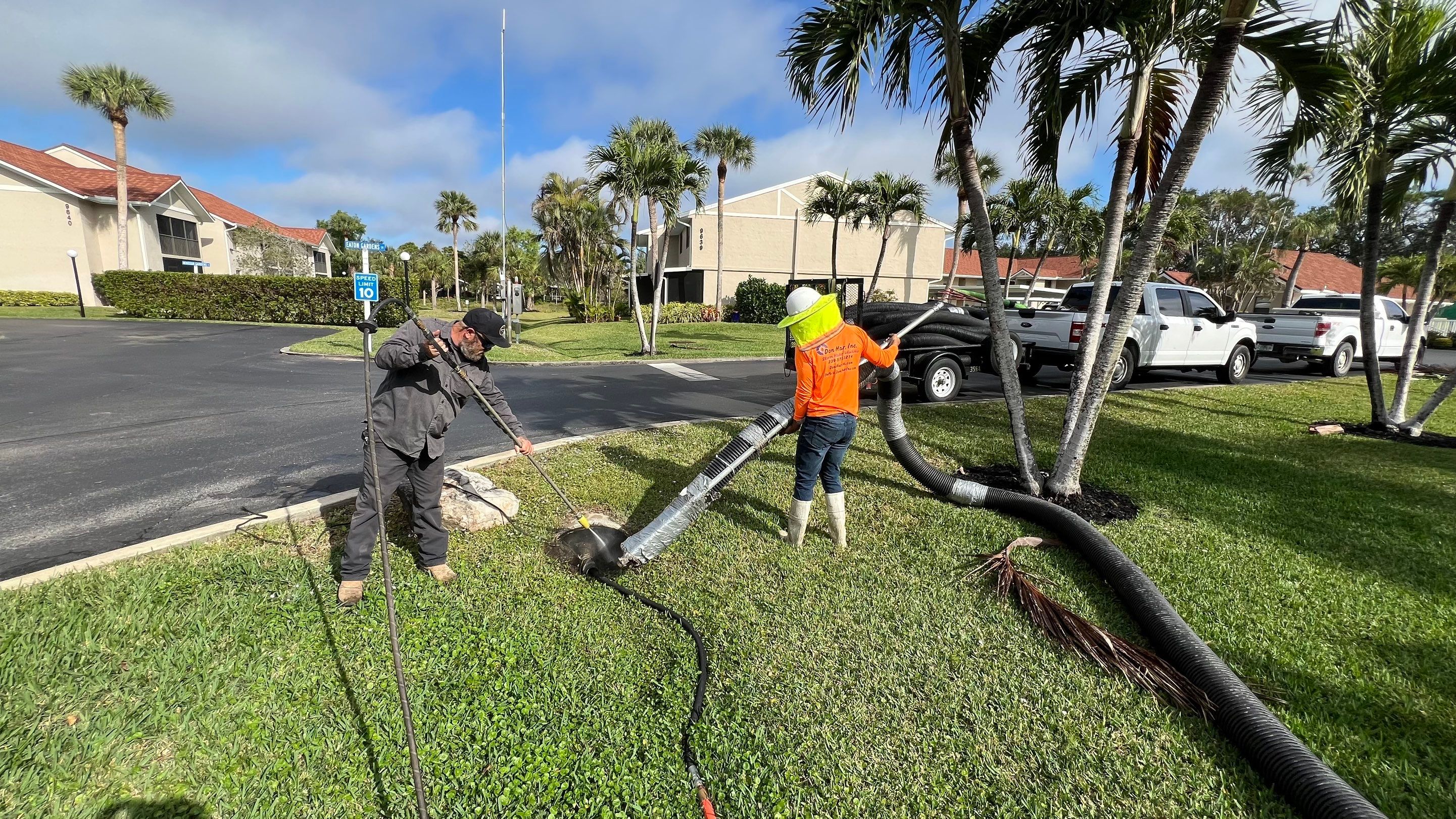 Fort Myers Community Culvert Jetting by Don Mar, Inc. Storm Water Solutions