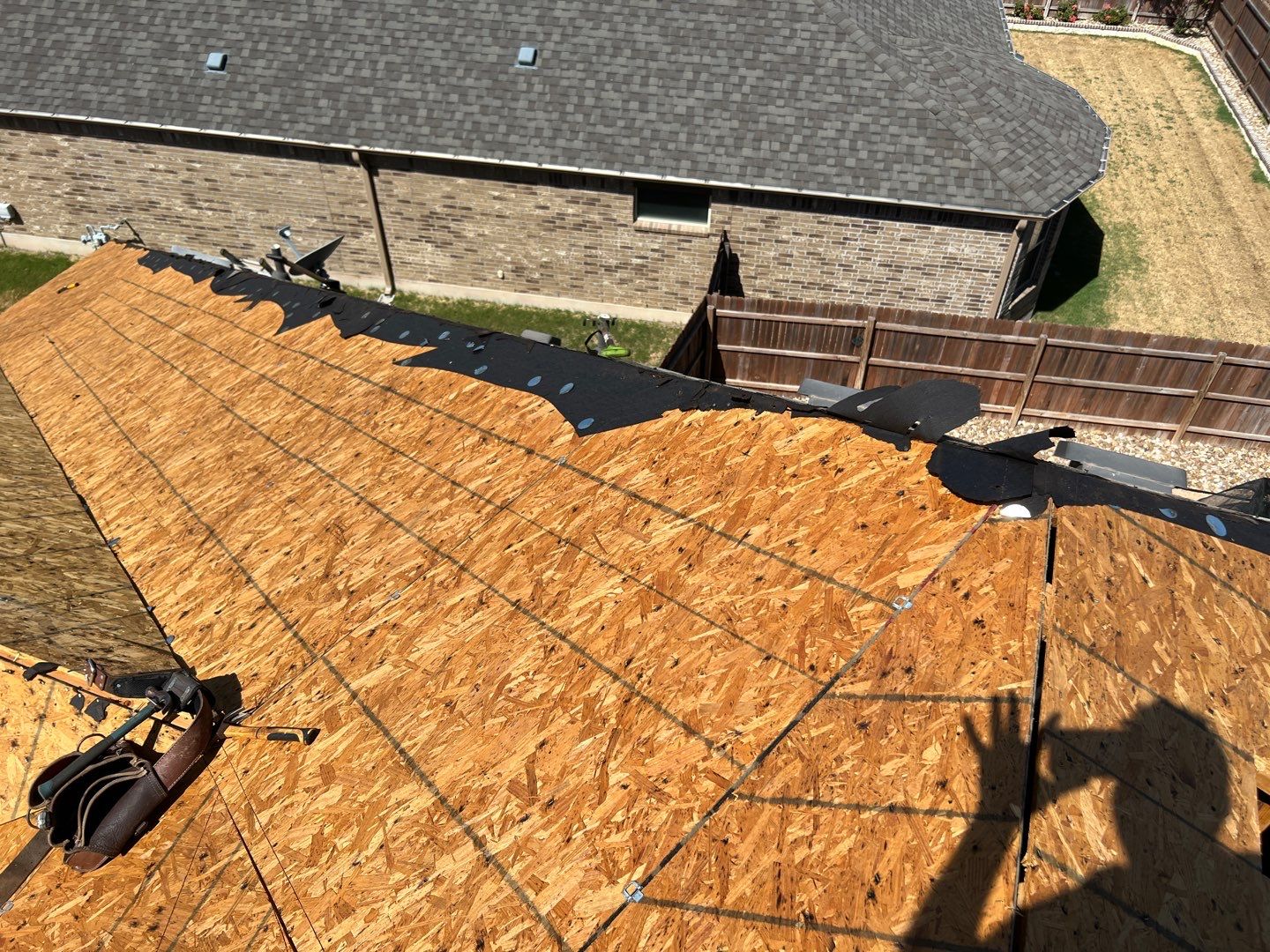 Full Roofing Replacement and Fence Restoration Project in Leander by Caliber Restoration LLC